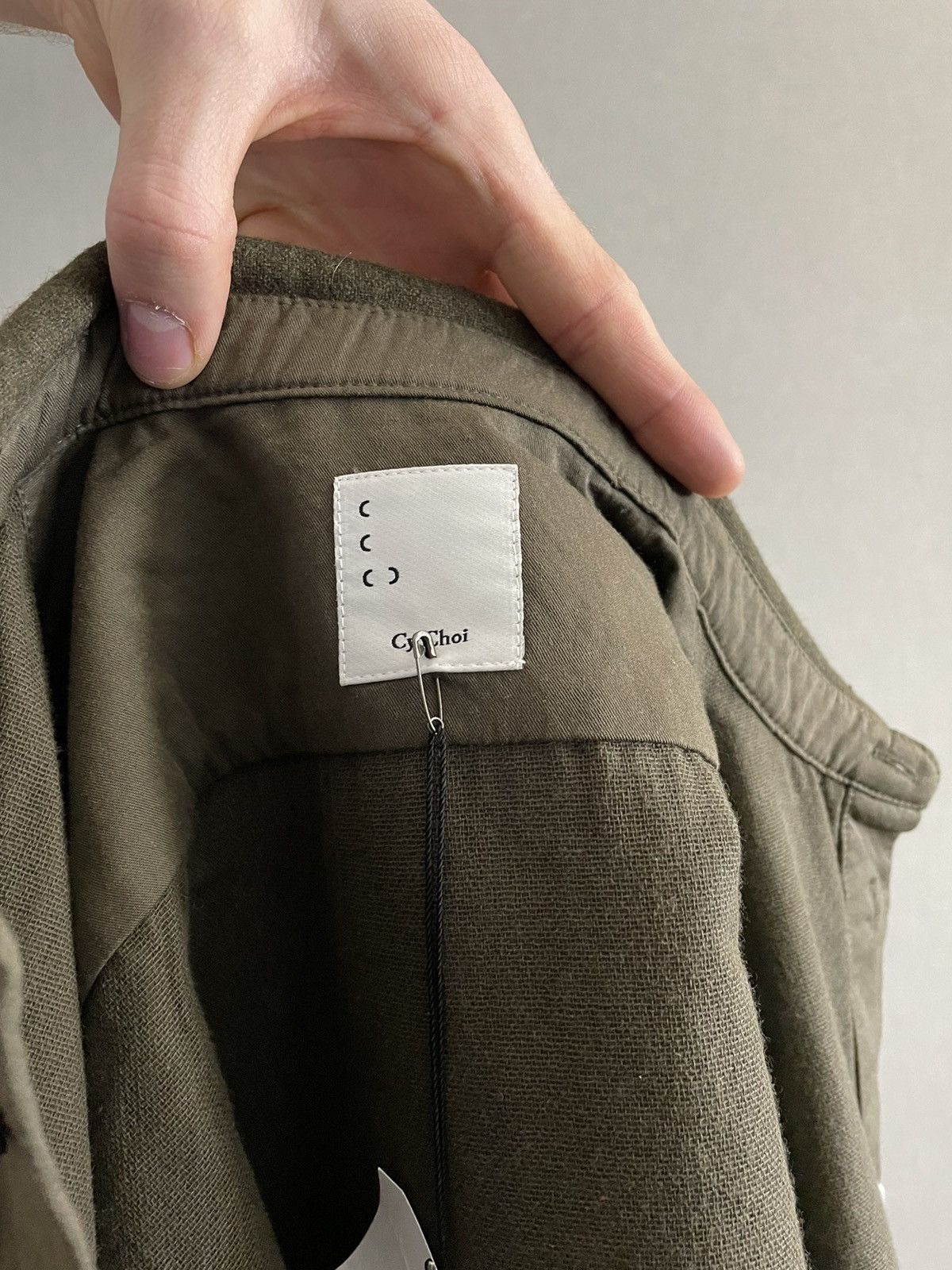 Other Cy Choi Mens Khaki shirt long sleeve size 46/S Size US S / EU 44-46 / 1 - 8 Thumbnail