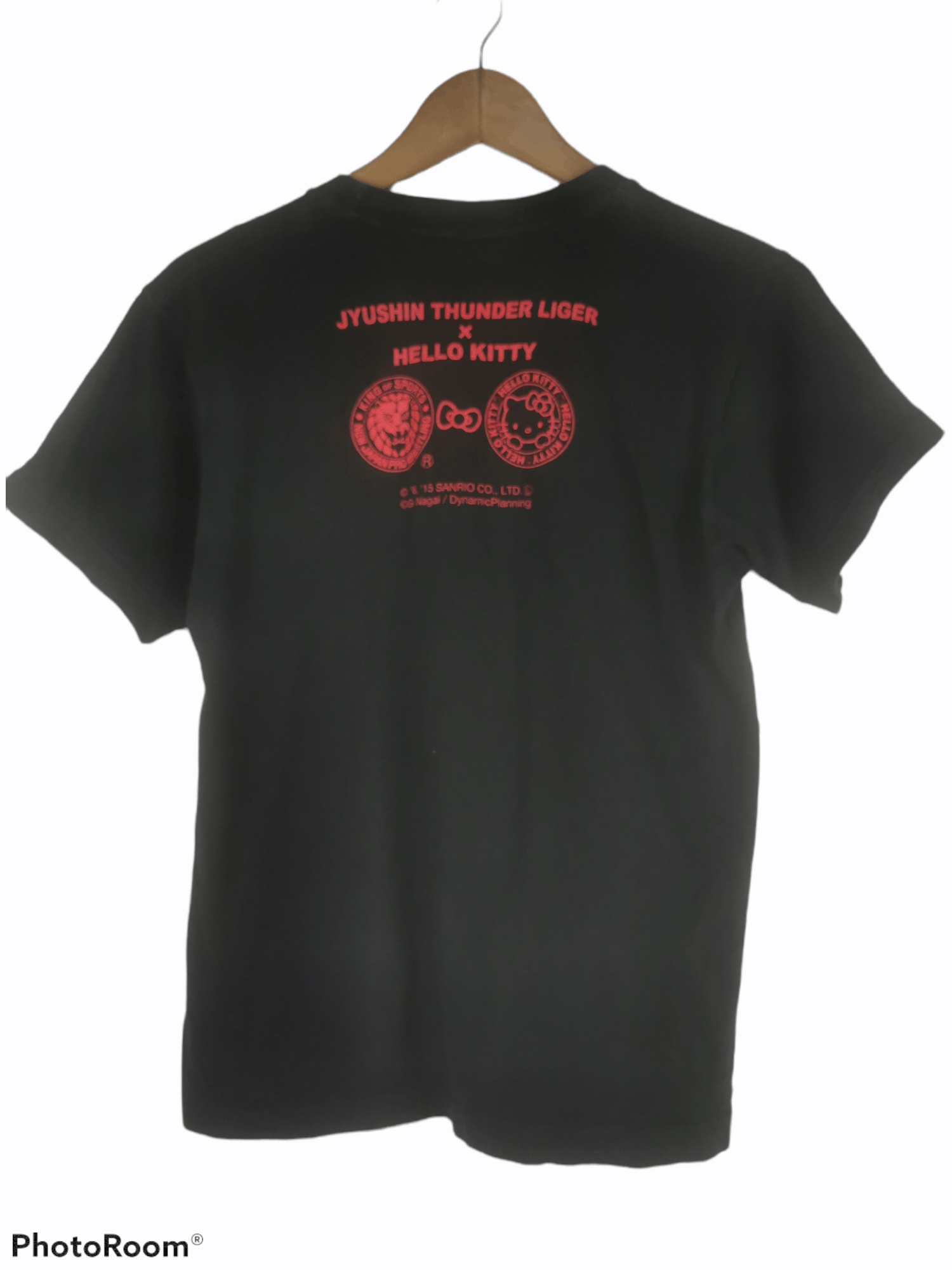 Cartoon Network × Japanese Brand × Vintage Vintage Hello Kitty X Jyushin Tunder Pro Wrestling Tee Size US S / EU 44-46 / 1 - 3 Thumbnail