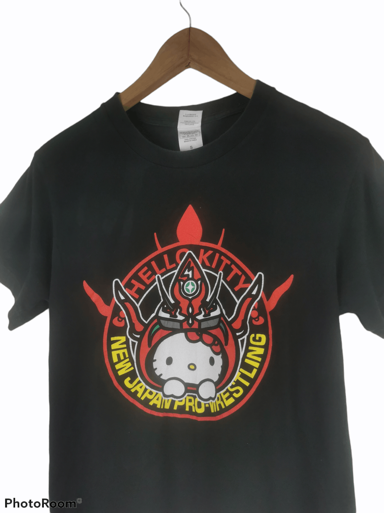 Cartoon Network × Japanese Brand × Vintage Vintage Hello Kitty X Jyushin Tunder Pro Wrestling Tee Size US S / EU 44-46 / 1 - 2 Thumbnail