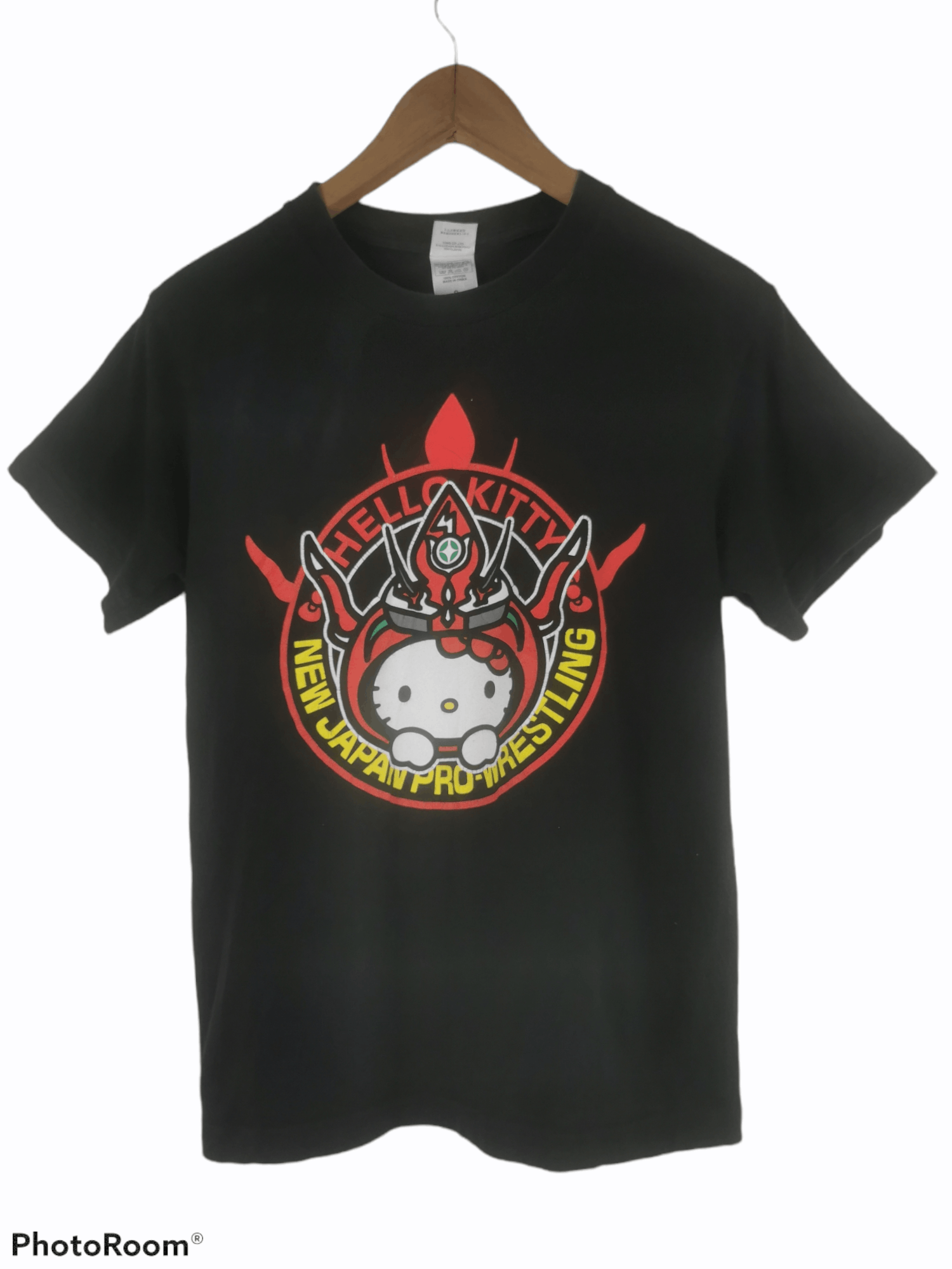 Cartoon Network × Japanese Brand × Vintage Vintage Hello Kitty X Jyushin Tunder Pro Wrestling Tee Size US S / EU 44-46 / 1 - 1 Thumbnail