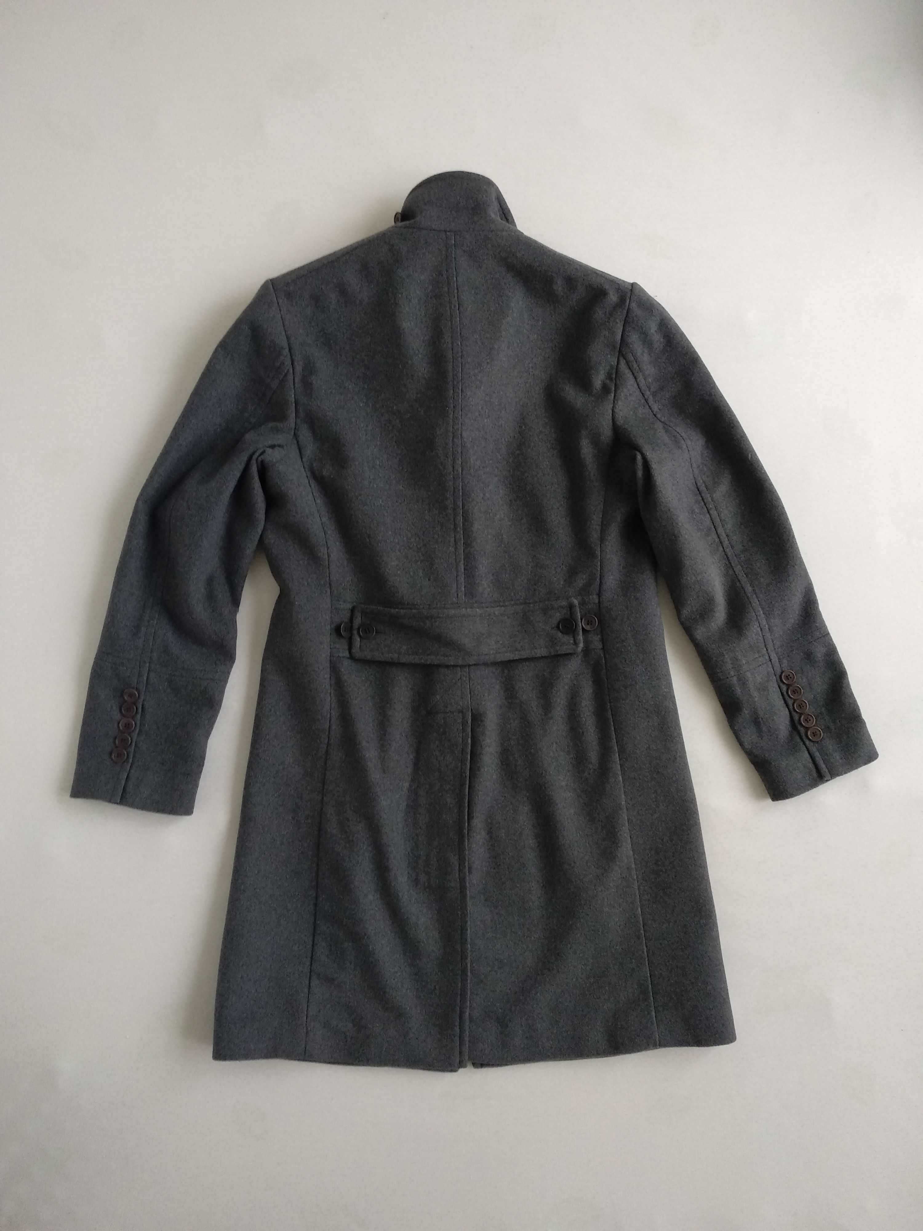 Kenzo Overcoat Classic Coat SLIM FIT Wool & Cashmere Size US L / EU 52-54 / 3 - 2 Thumbnail