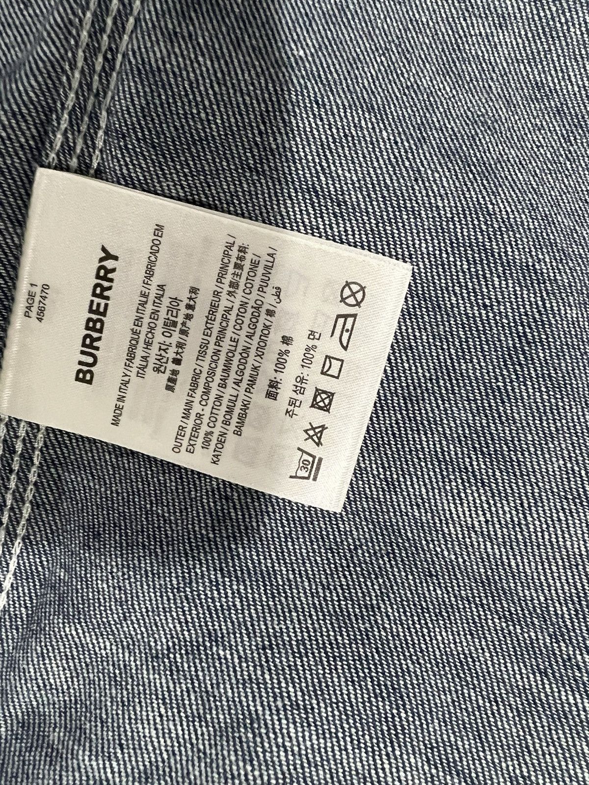 Burberry Burberry denim over shirt. XL. $1395 Size US XL / EU 56 / 4 - 6 Thumbnail