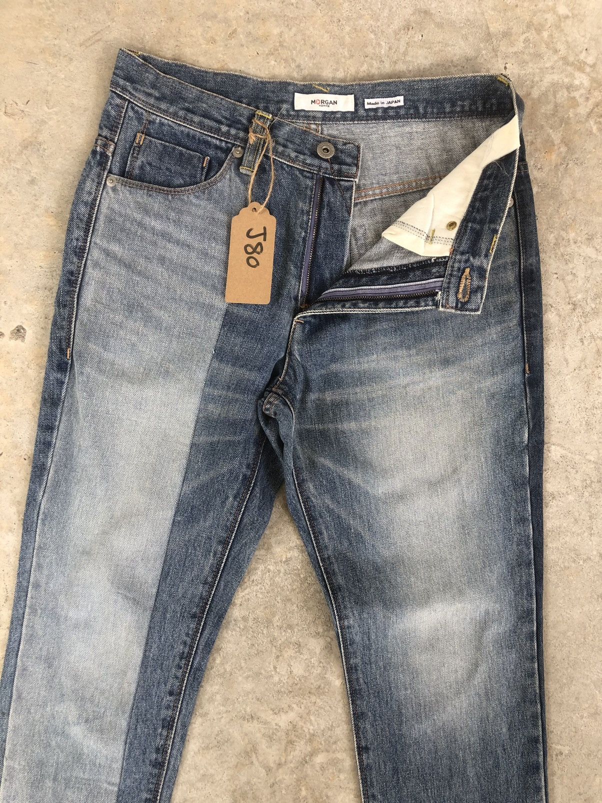 Morgan Homme Rare Morgan Homme reconstructed denim Size US 30 / EU 46 - 7 Thumbnail