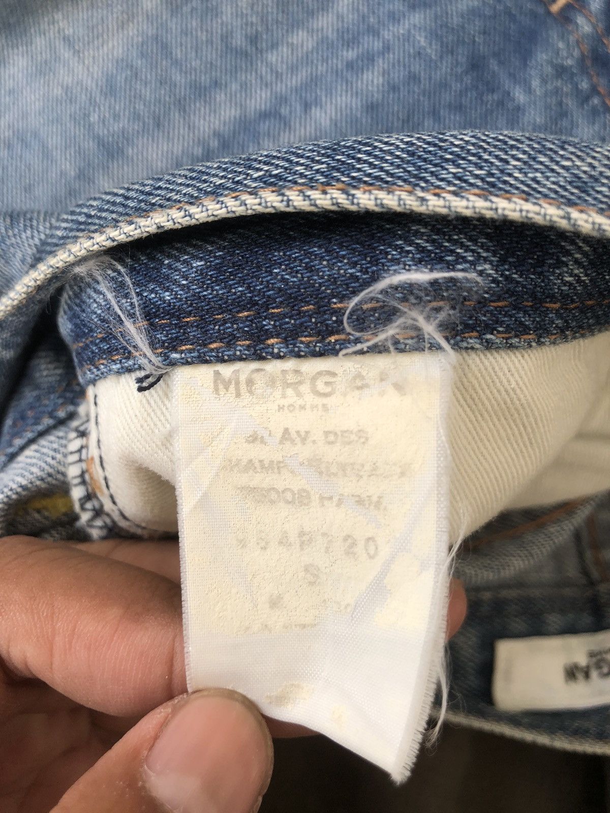 Morgan Homme Rare Morgan Homme reconstructed denim Size US 30 / EU 46 - 14 Thumbnail