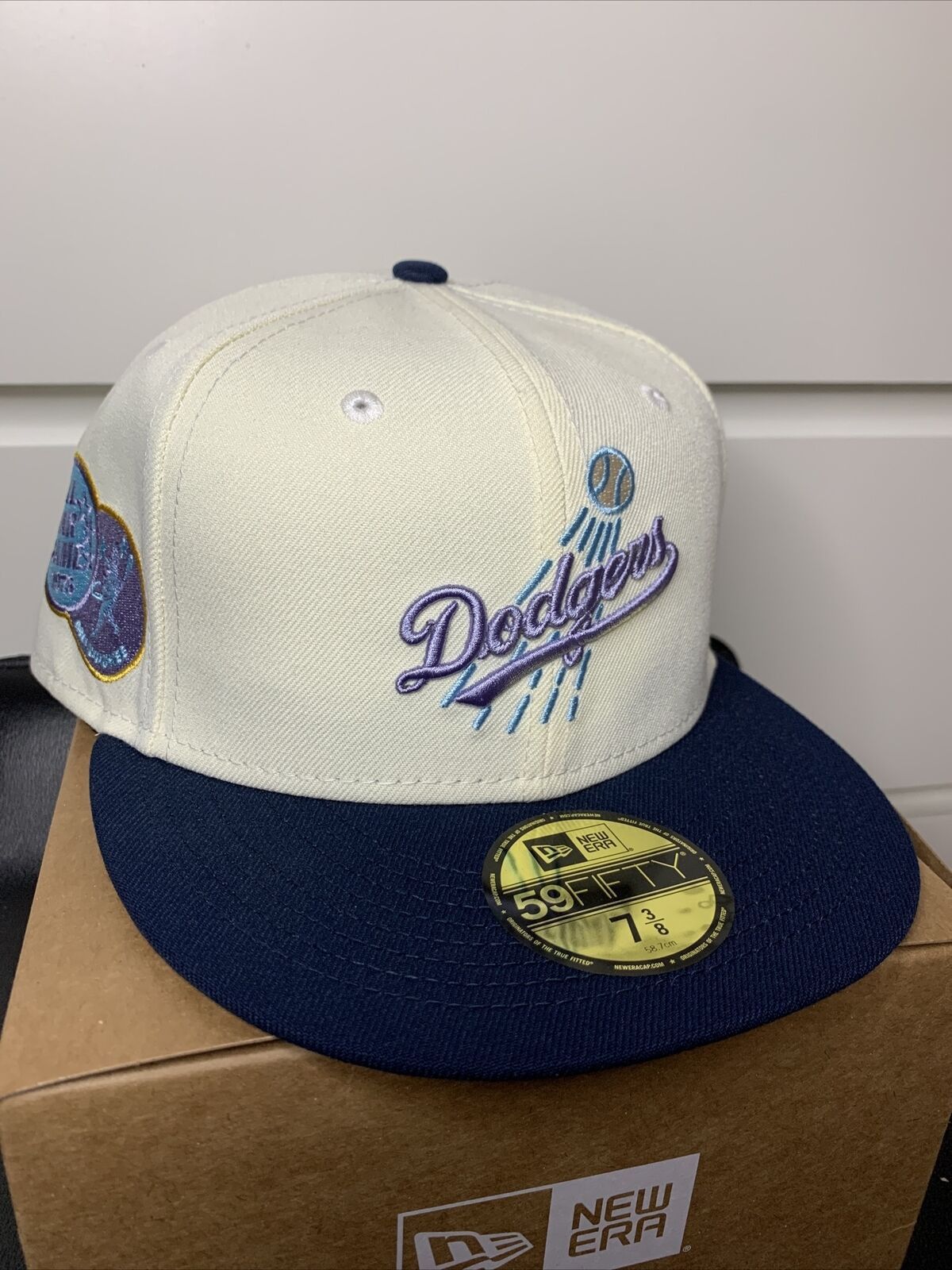 Hat Club × Hats × New Era 7 3/8 Los Angeles Dodgers Cotton Candy 