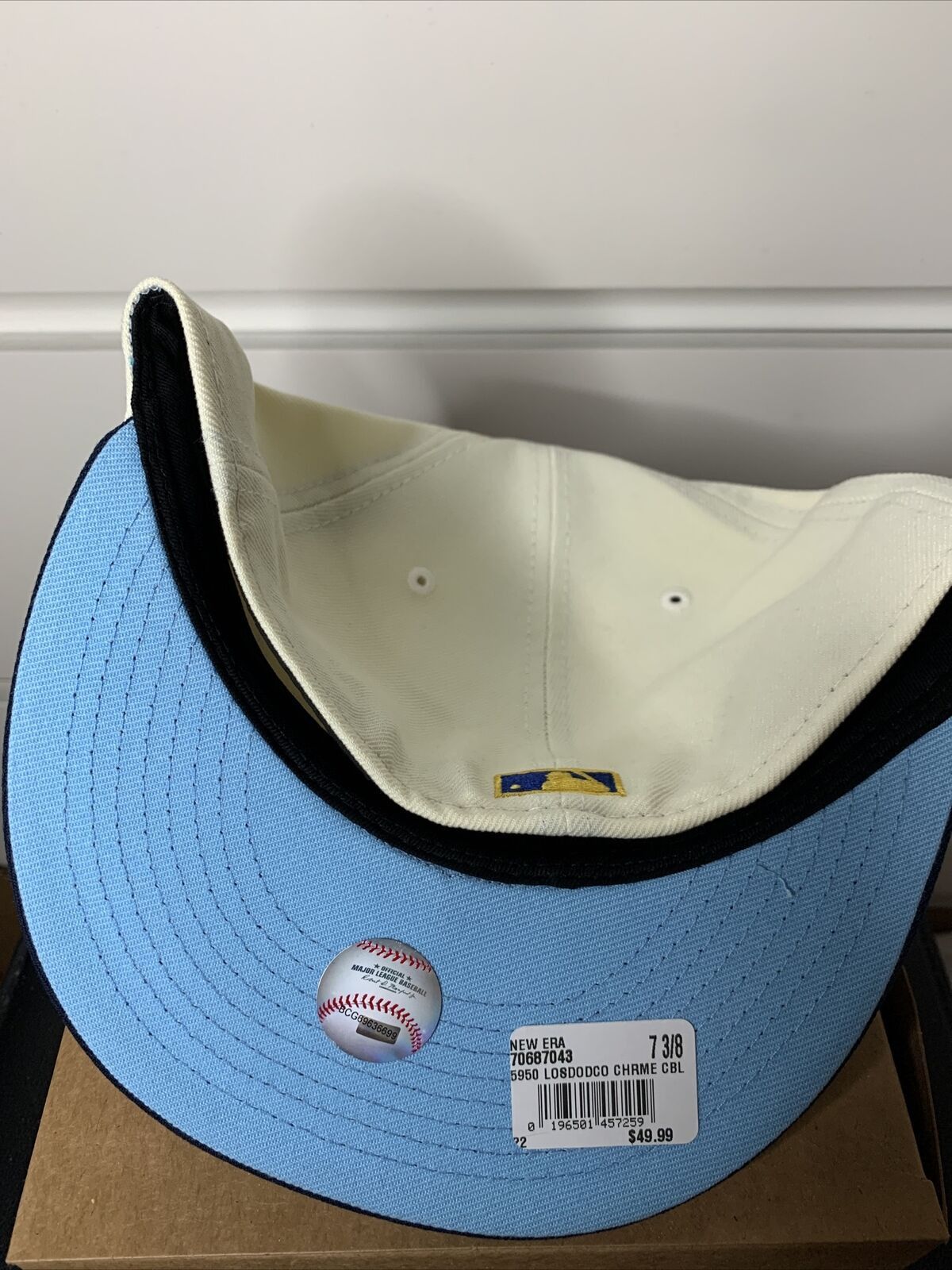 Hat Club × New Era 7 3/8 Los Angeles Dodgers Cotton Candy Shoe Palace Icy Size ONE SIZE - 4 Thumbnail