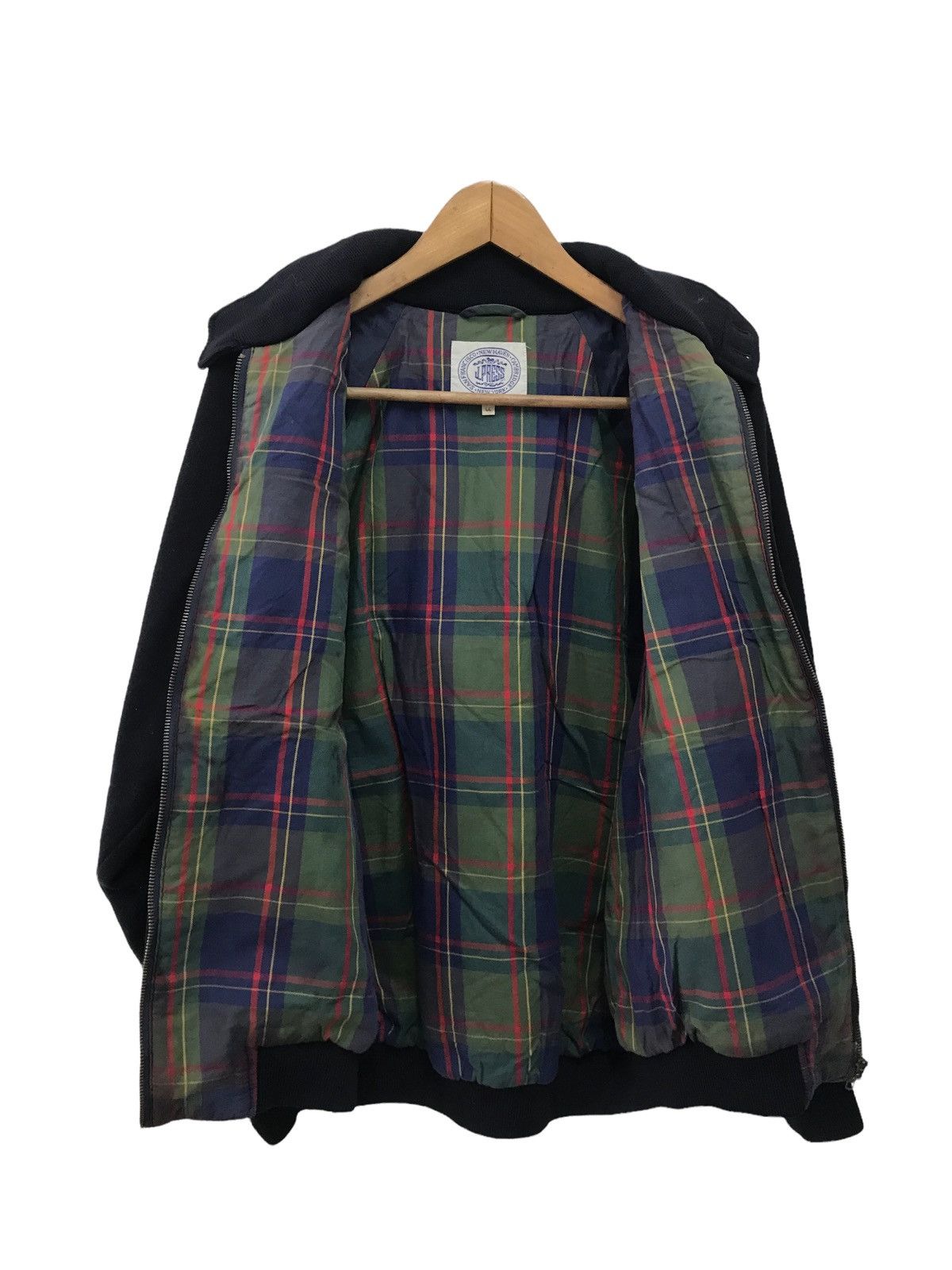 ジャケット・アウター J.PRESS 80s wool Harrington Jacket J. Press × Japanese Brand × Vintage J.Press wool Harrington Plaid