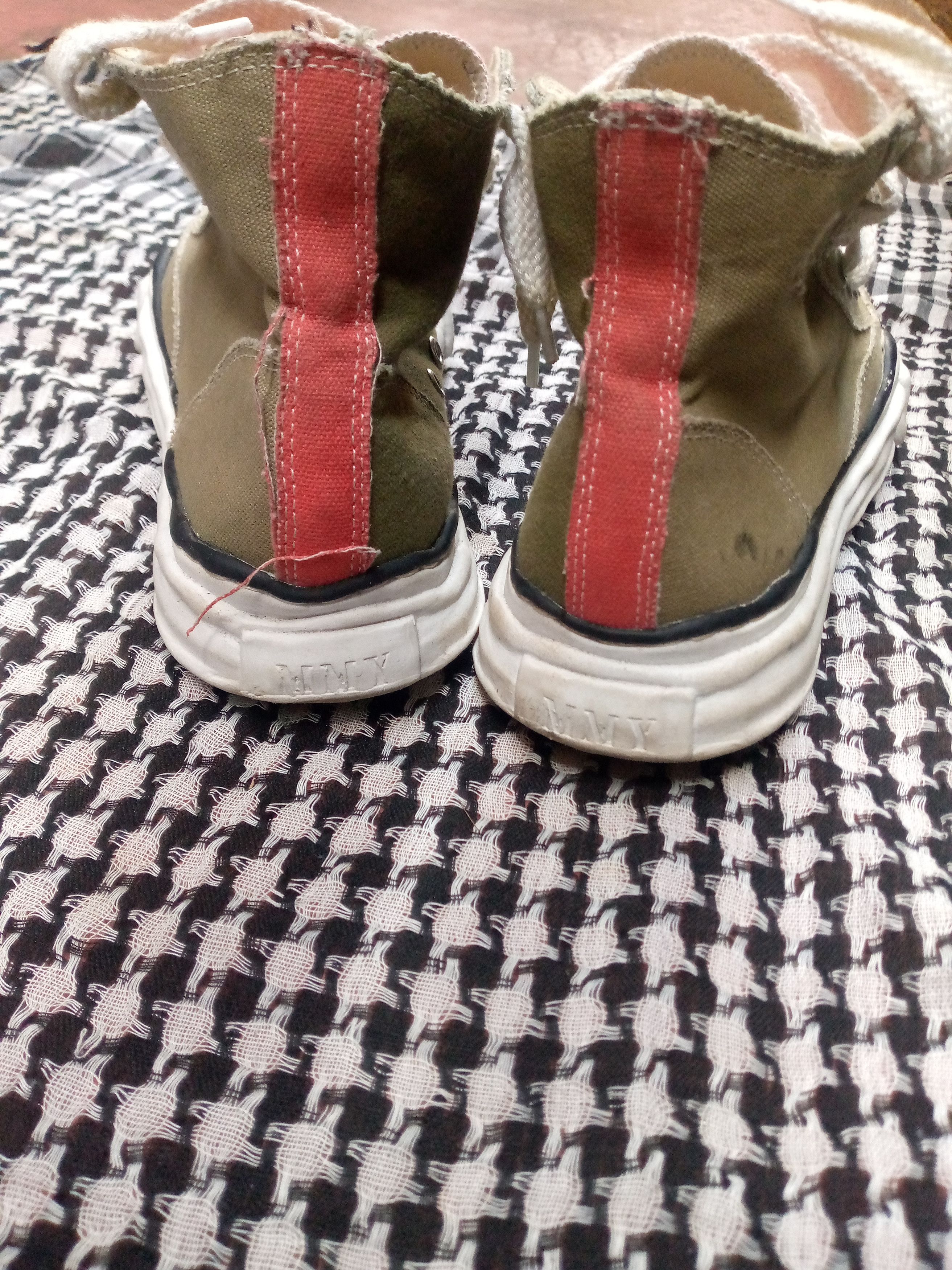 Maison MIHARA YASUHIRO × Nigel Cabourn Miharayasuhiro Nigel Cabourn hi top sneaker Size US 9 / EU 42 - 4 Thumbnail