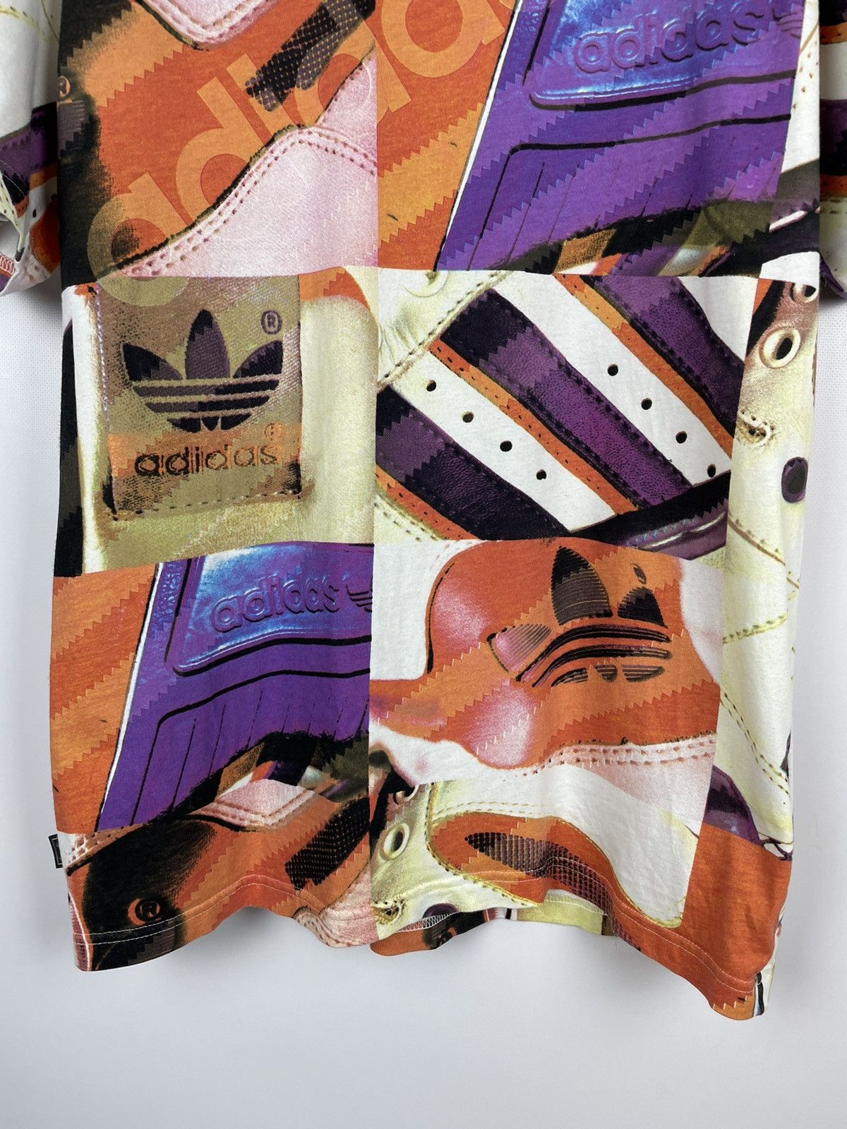 Adidas × Vintage Vintage 2008 Adidas Originals Overprint T-Shirt Size US M / EU 48-50 / 2 - 5 Thumbnail