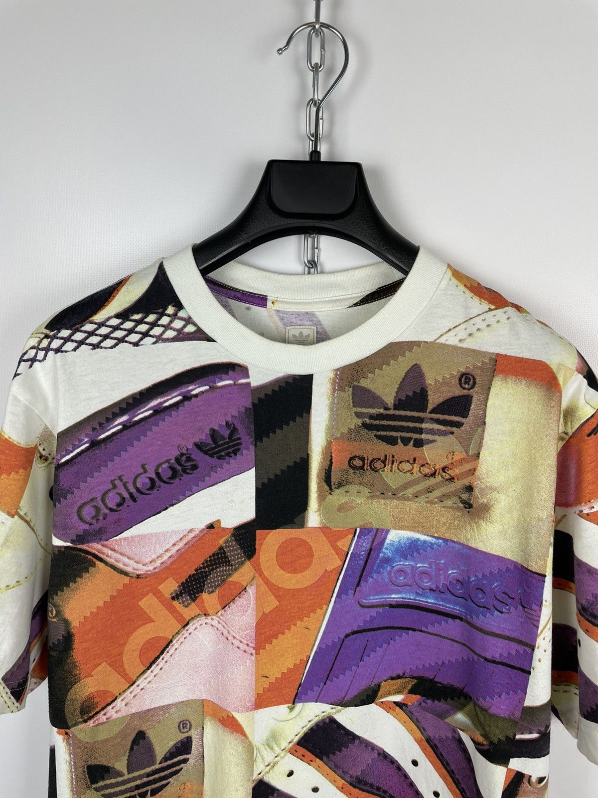 Adidas × Vintage Vintage 2008 Adidas Originals Overprint T-Shirt Size US M / EU 48-50 / 2 - 4 Thumbnail