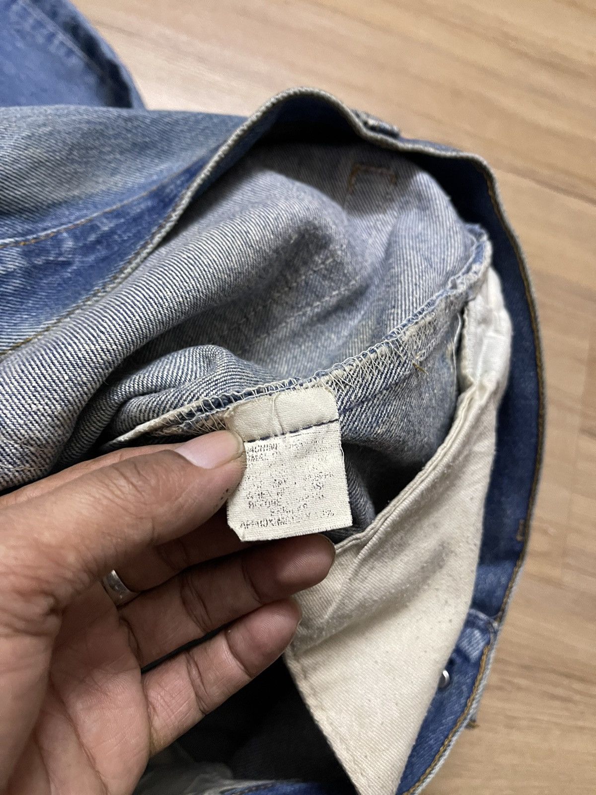Levi's × Vintage Vintage 80's Levis 501 Grunge Custom jeans Size US 35 - 5 Thumbnail