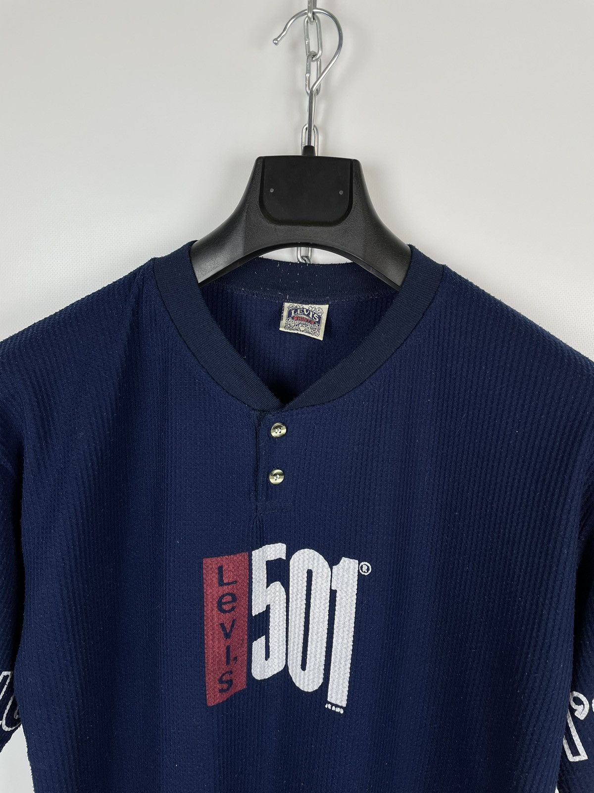 Levi's × Levi's Vintage Clothing × Vintage Vintage 80s Levi’s 501 T-Shirt Size US L / EU 52-54 / 3 - 4 Thumbnail