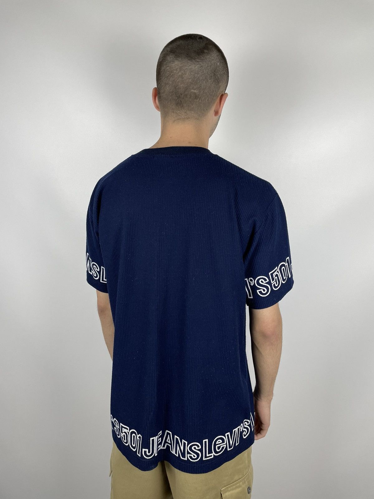 Levi's × Levi's Vintage Clothing × Vintage Vintage 80s Levi’s 501 T-Shirt Size US L / EU 52-54 / 3 - 2 Thumbnail