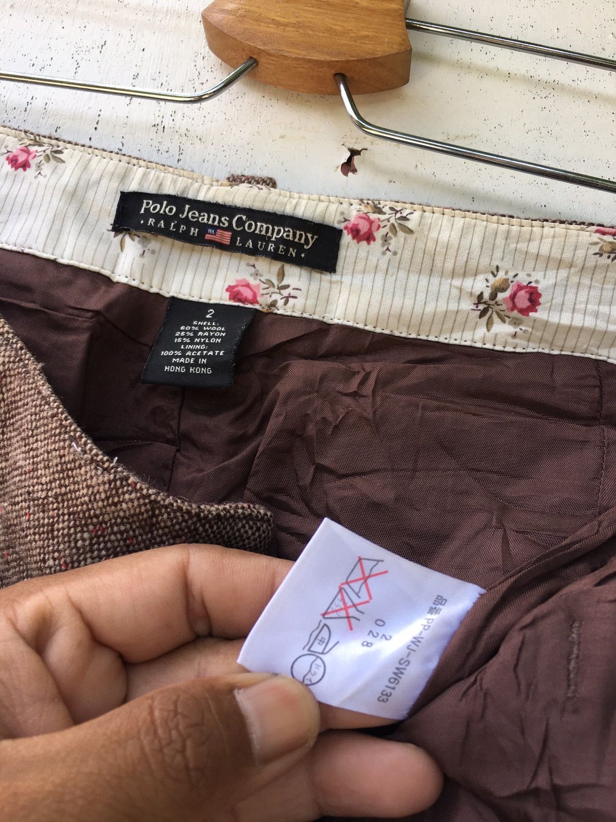 Polo Ralph Lauren Vintage Rare Polo Ralph Lauren Wool Pants Size US 28 / EU 44 - 12 Thumbnail