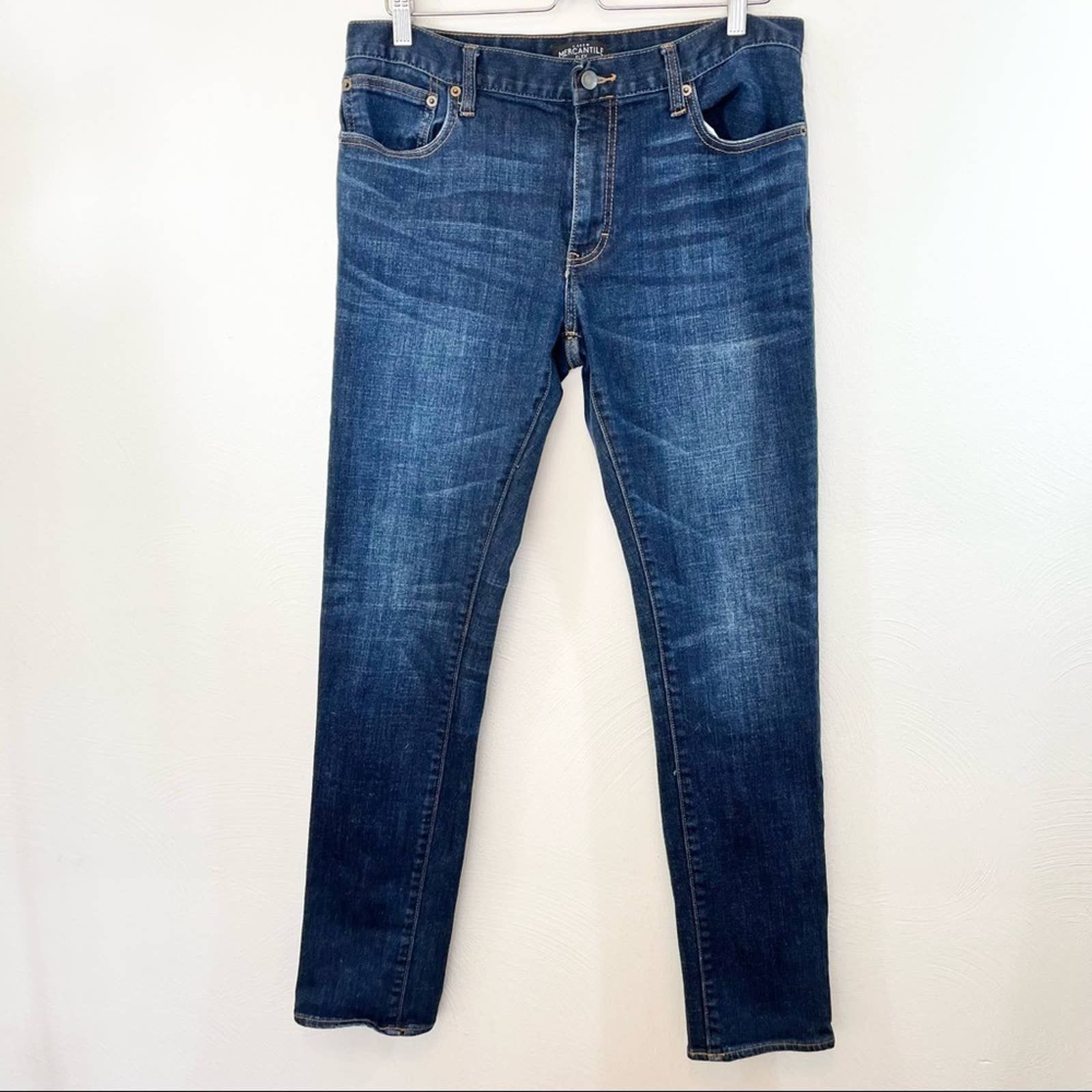J.Crew JCREW MERCANTILE Flex Slim Dark Wash Denim Blue Jeans Grailed