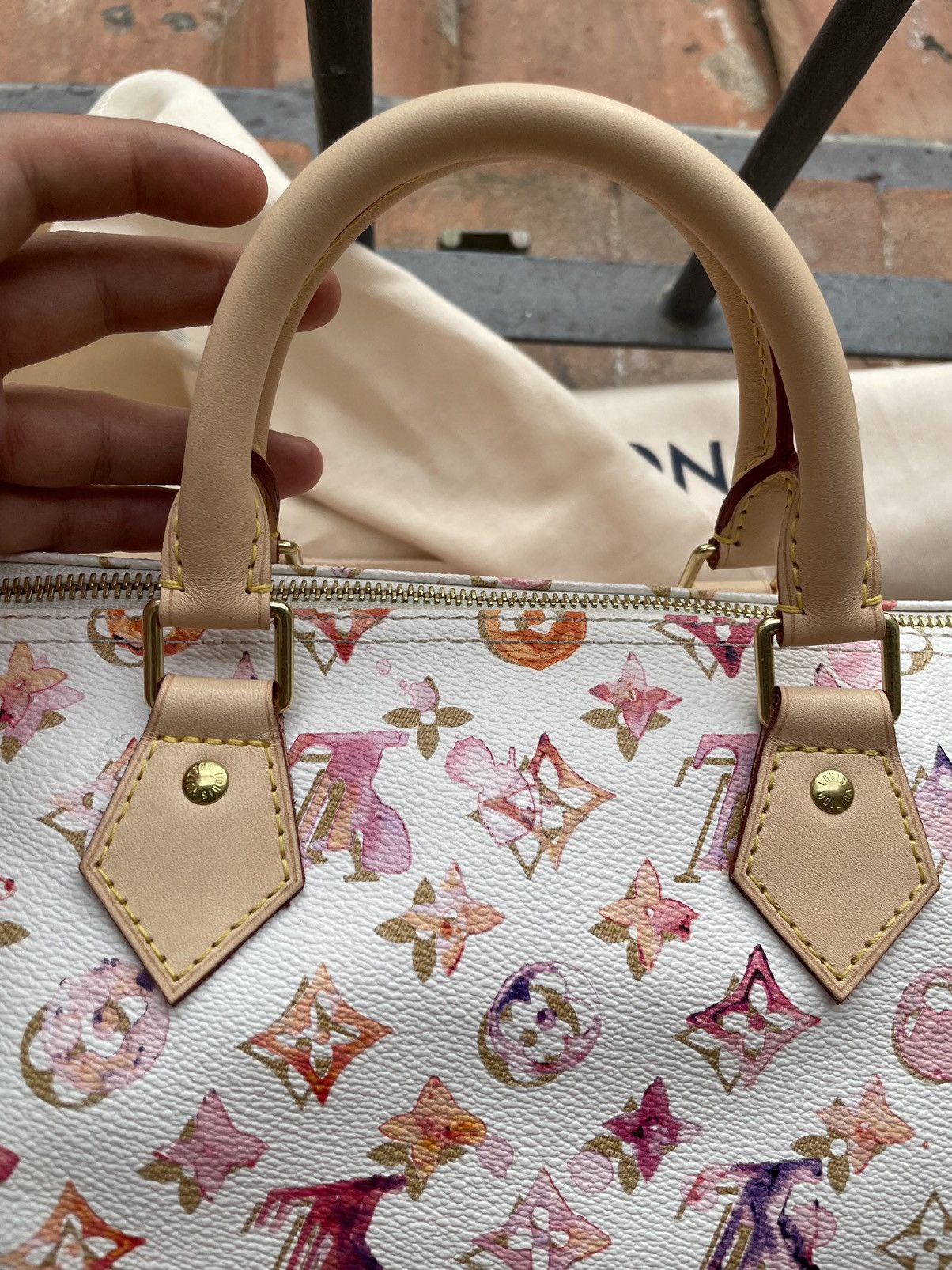 Louis Vuitton Louis Vuitton Monogram Watercolor Aquarelle Speedy 35 Size ONE SIZE - 6 Thumbnail