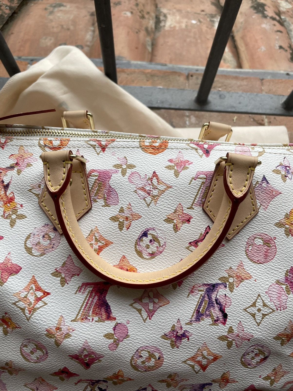 Louis Vuitton Louis Vuitton Monogram Watercolor Aquarelle Speedy 35 Size ONE SIZE - 10 Thumbnail