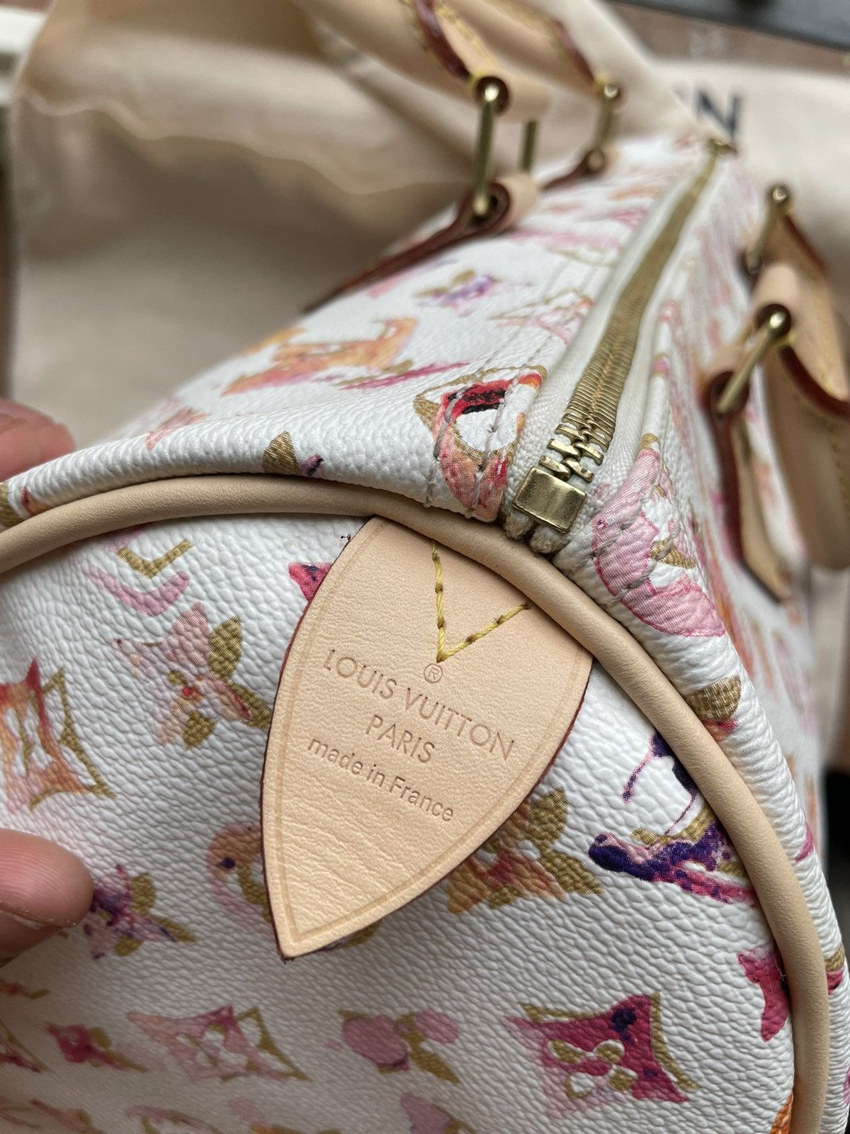 Louis Vuitton Louis Vuitton Monogram Watercolor Aquarelle Speedy 35 Size ONE SIZE - 8 Thumbnail