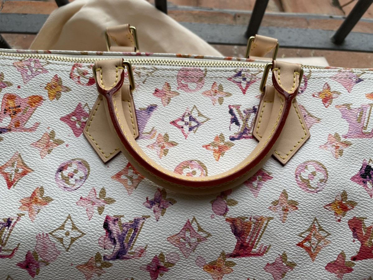Louis Vuitton Louis Vuitton Monogram Watercolor Aquarelle Speedy 35 Size ONE SIZE - 9 Thumbnail