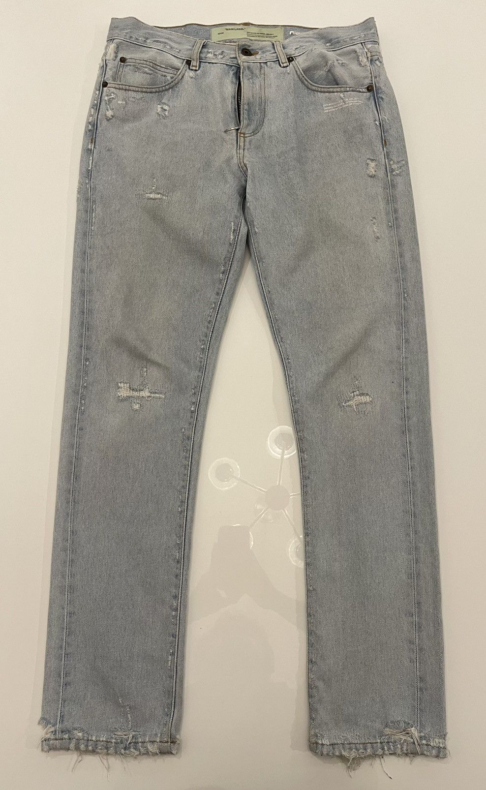 Off-White Off white Temperature Jeans Sz 32 Virgil Abloh Size US 32 / EU 48 - 2 Thumbnail
