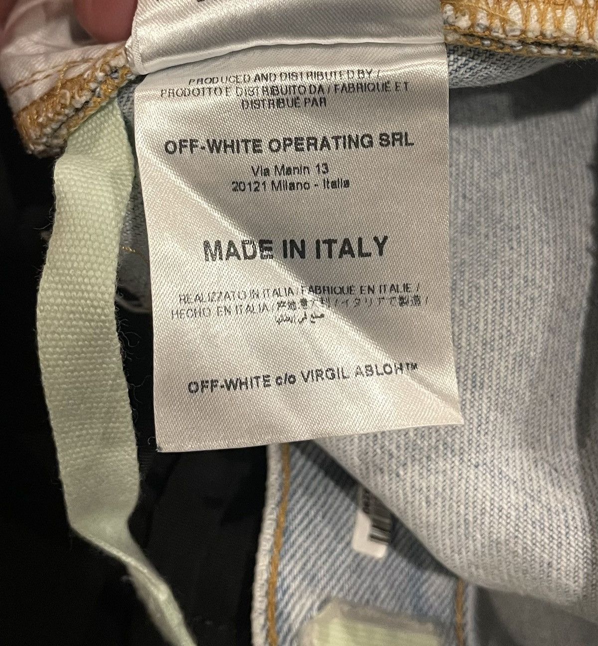 Off-White Off white Temperature Jeans Sz 32 Virgil Abloh Size US 32 / EU 48 - 11 Thumbnail