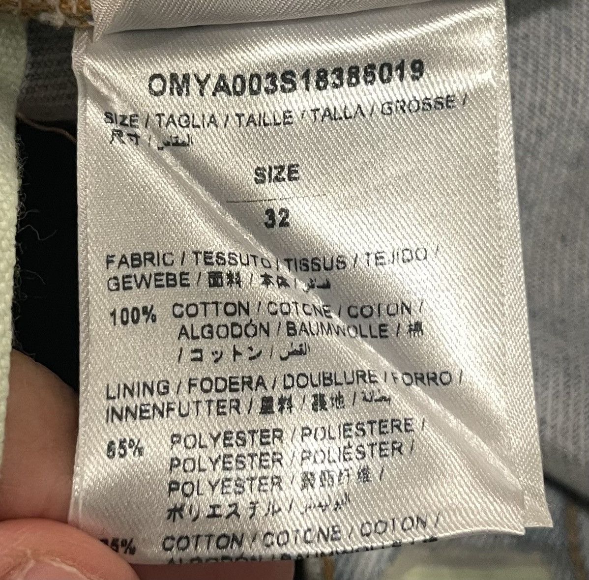 Off-White Off white Temperature Jeans Sz 32 Virgil Abloh Size US 32 / EU 48 - 10 Thumbnail