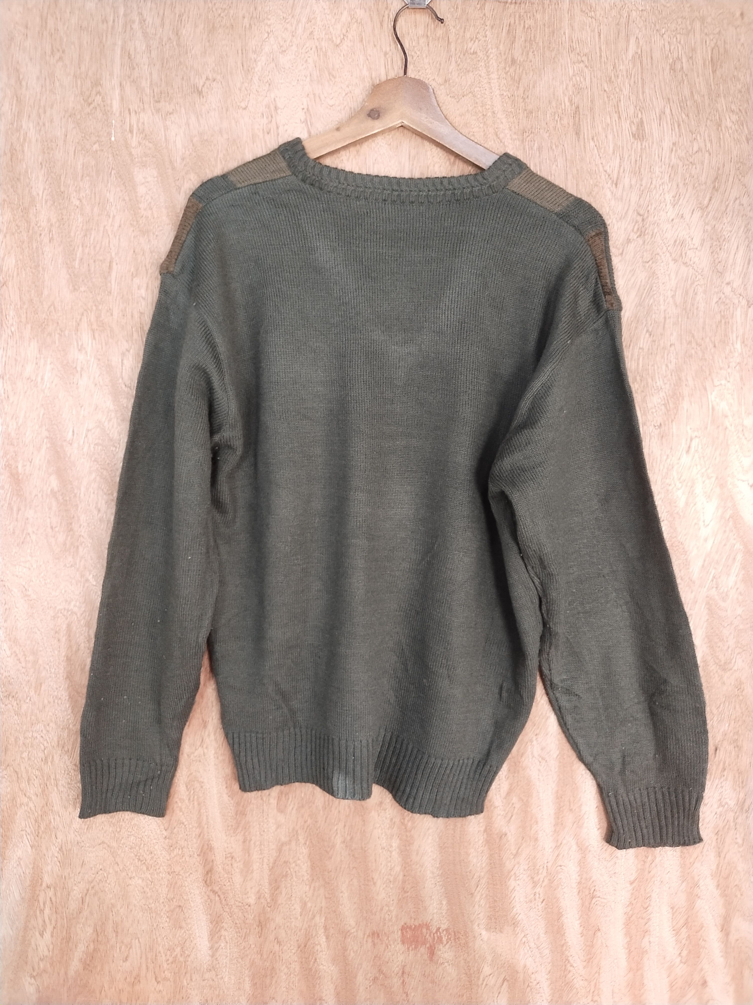 Homespun Knitwear Carbia dark gray checkered knitwear sweatshirt #H178 Size US M / EU 48-50 / 2 - 7 Thumbnail