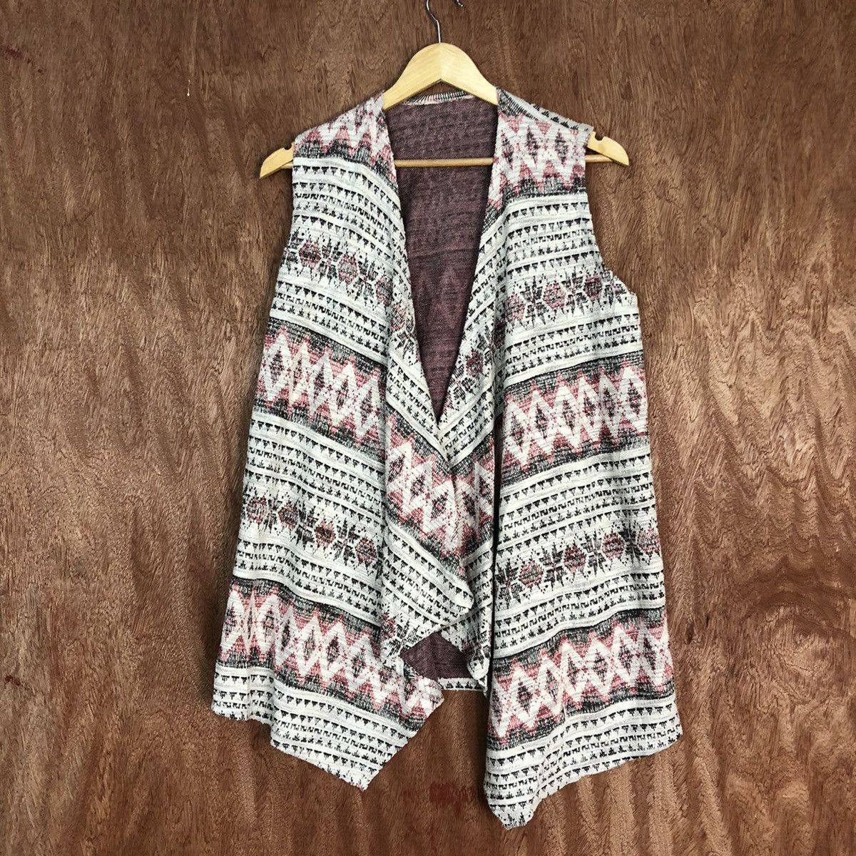 Homespun Knitwear Japan White Navajo cardigan art knitwear #H0111 Size US S / EU 44-46 / 1 - 1 Thumbnail