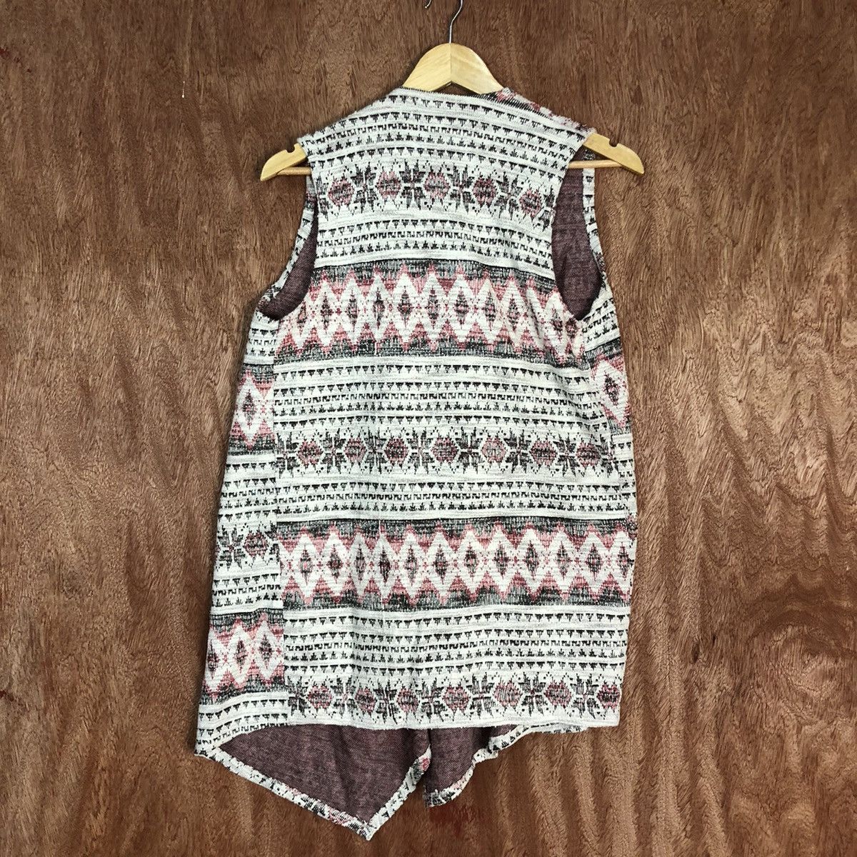 Homespun Knitwear Japan White Navajo cardigan art knitwear #H0111 Size US S / EU 44-46 / 1 - 9 Thumbnail