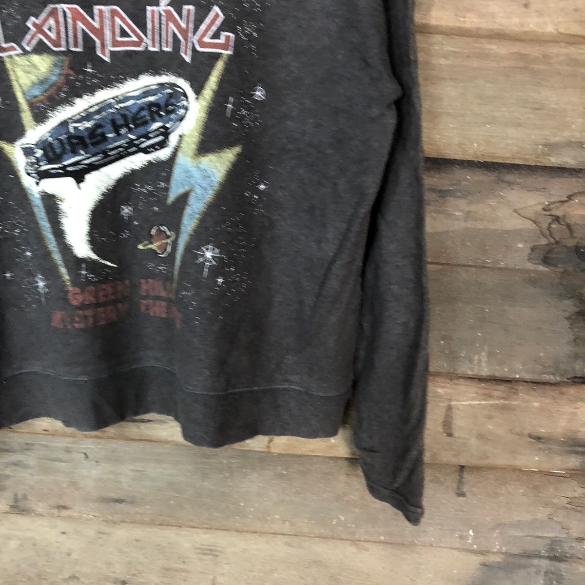 Japanese Brand East Landing Black Faded sweatshirt #H130 Size M / US 6-8 / IT 42-44 - 5 Thumbnail