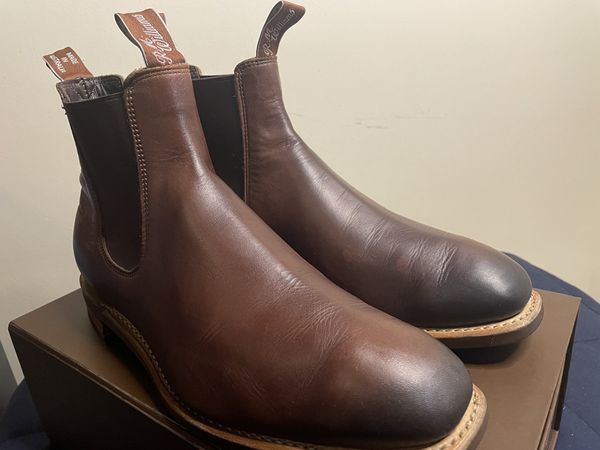 R.M. Williams RMW Chinchilla Comfort Craftsman Bordeaux Brown Chelsea ...