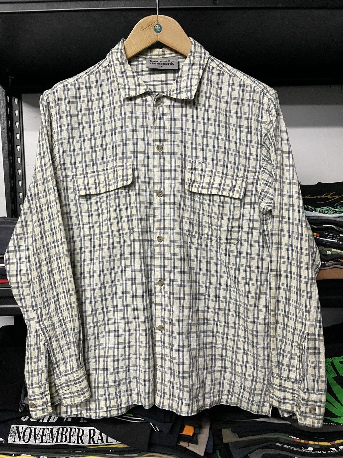 Girl Skateboards × Vintage Vintage 90s Bitch Skateboard Button Ups Tees Size US M / EU 48-50 / 2 - 1 Thumbnail