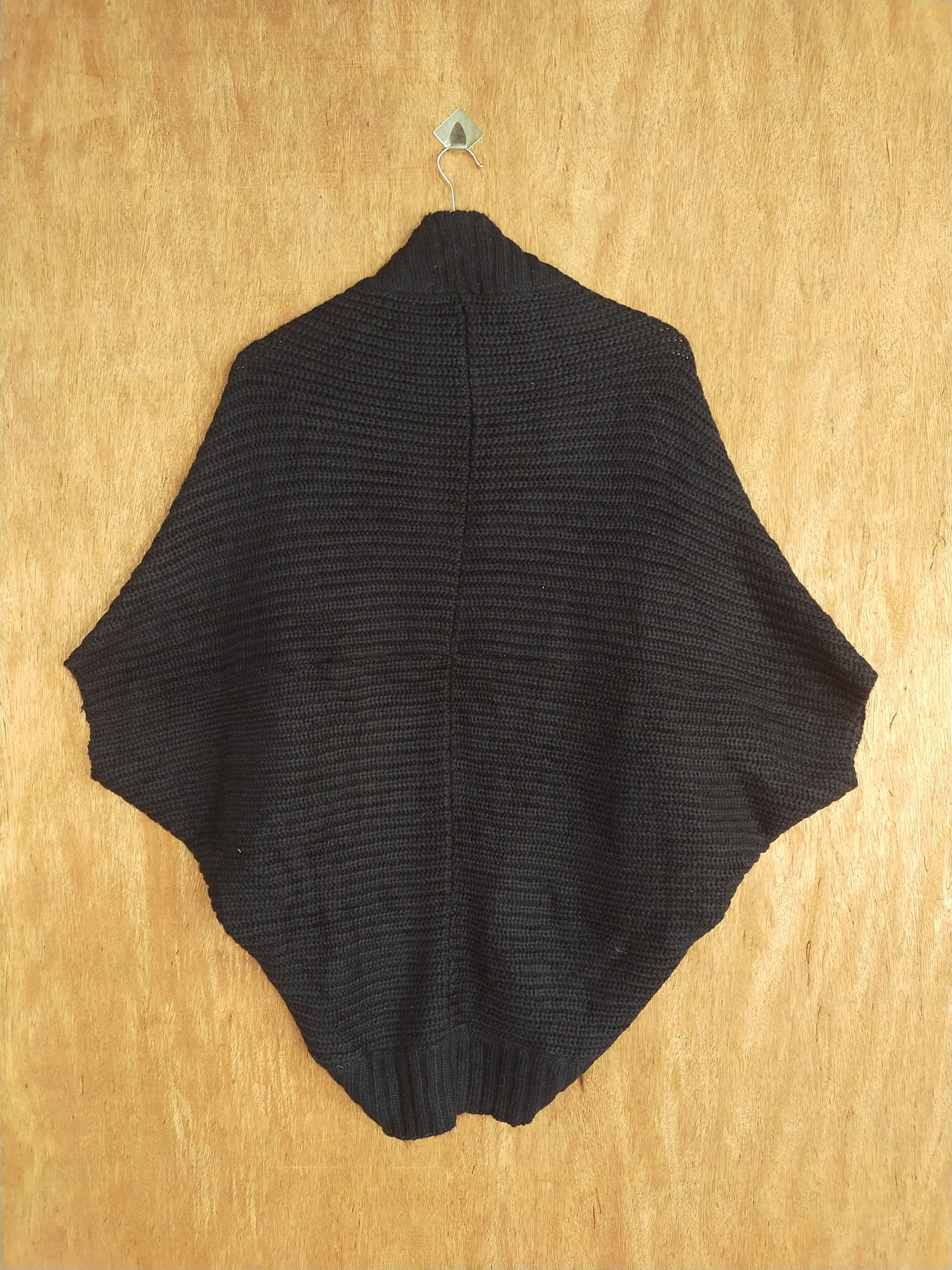 Homespun Knitwear × Japanese Brand × Takeo Kikuchi The Shop Tkmixpice black knitwear cardigan #S085 Size US M / EU 48-50 / 2 - 7 Thumbnail