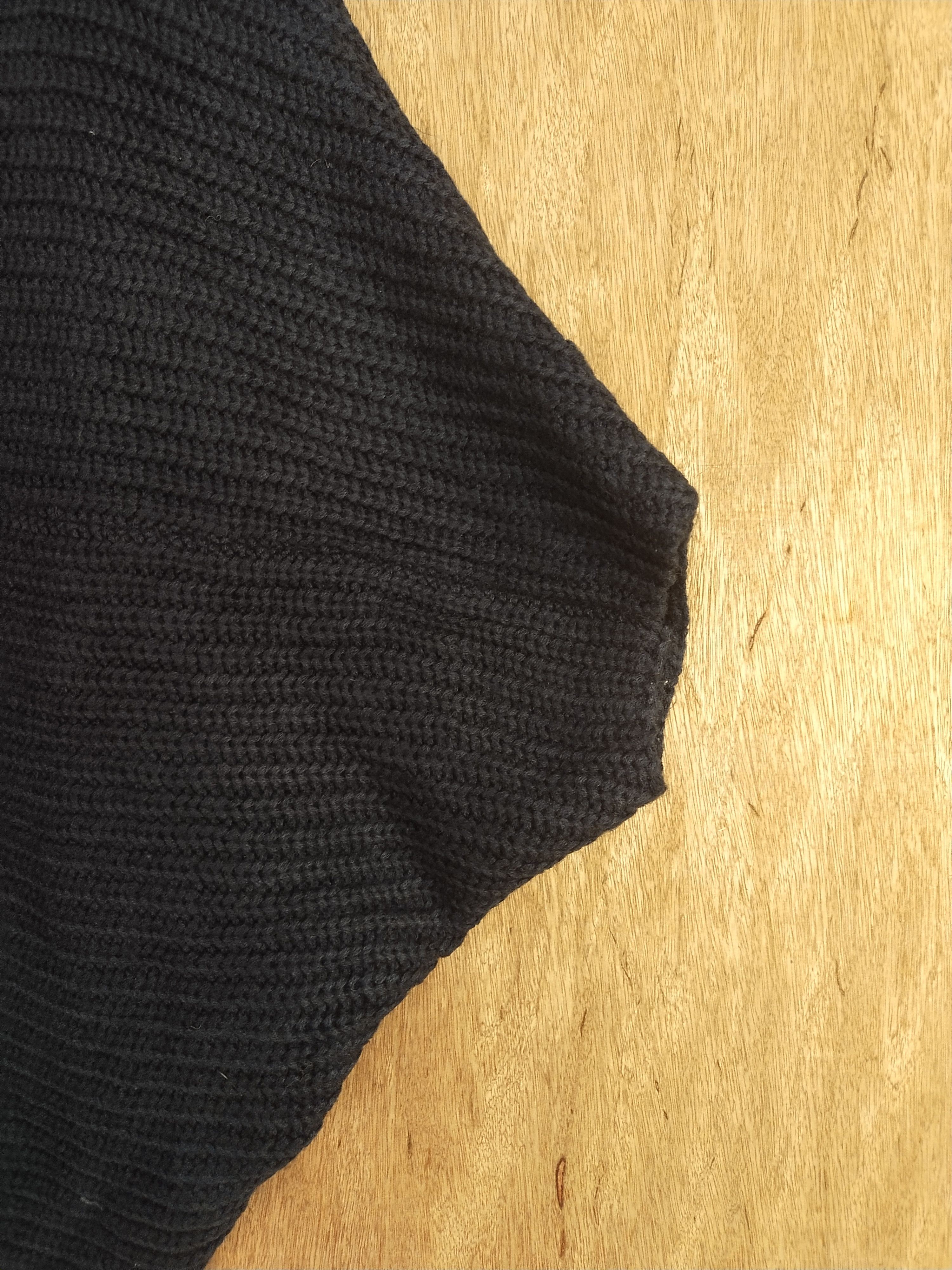 Homespun Knitwear × Japanese Brand × Takeo Kikuchi The Shop Tkmixpice black knitwear cardigan #S085 Size US M / EU 48-50 / 2 - 9 Thumbnail