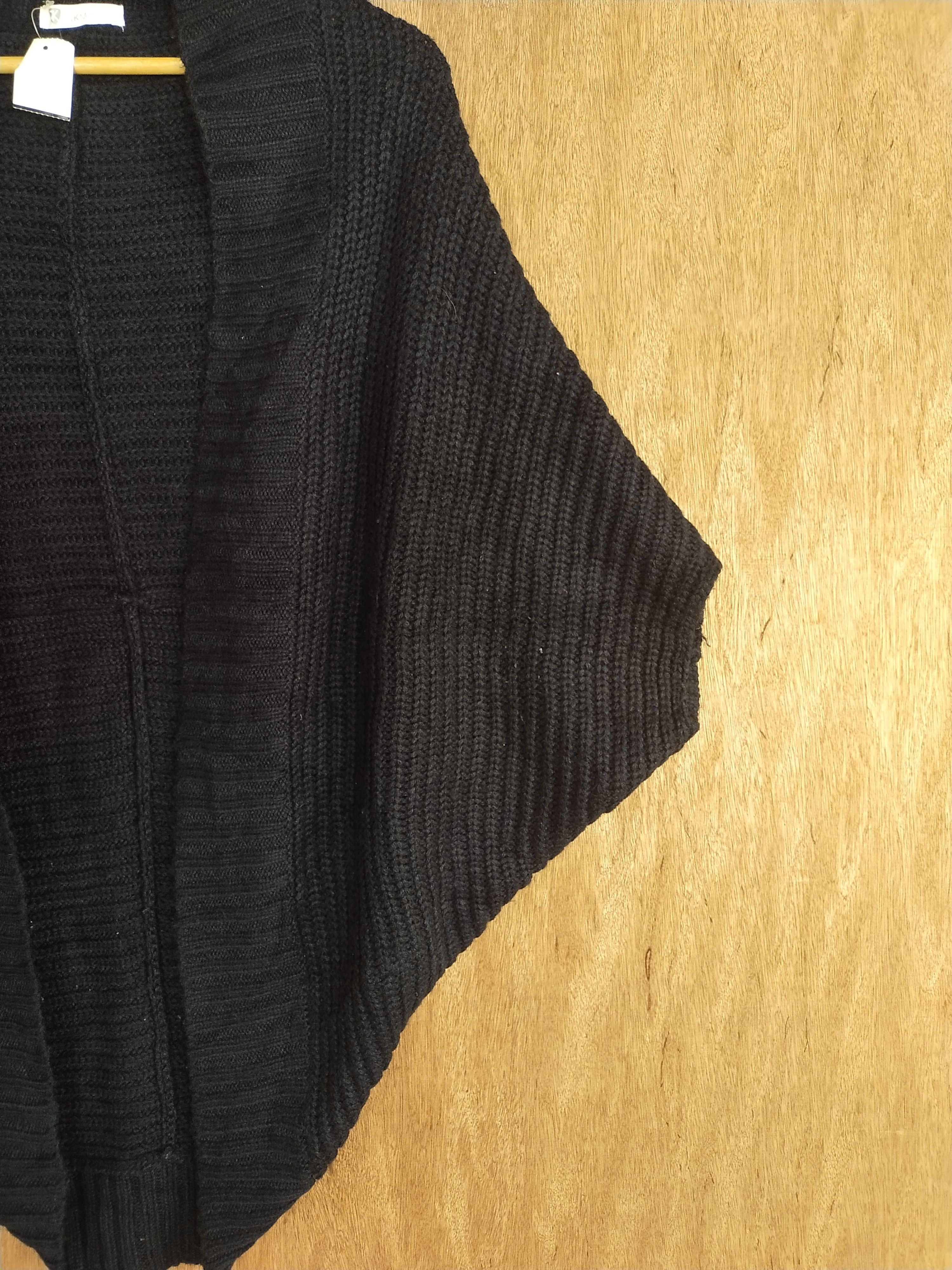 Homespun Knitwear × Japanese Brand × Takeo Kikuchi The Shop Tkmixpice black knitwear cardigan #S085 Size US M / EU 48-50 / 2 - 4 Thumbnail