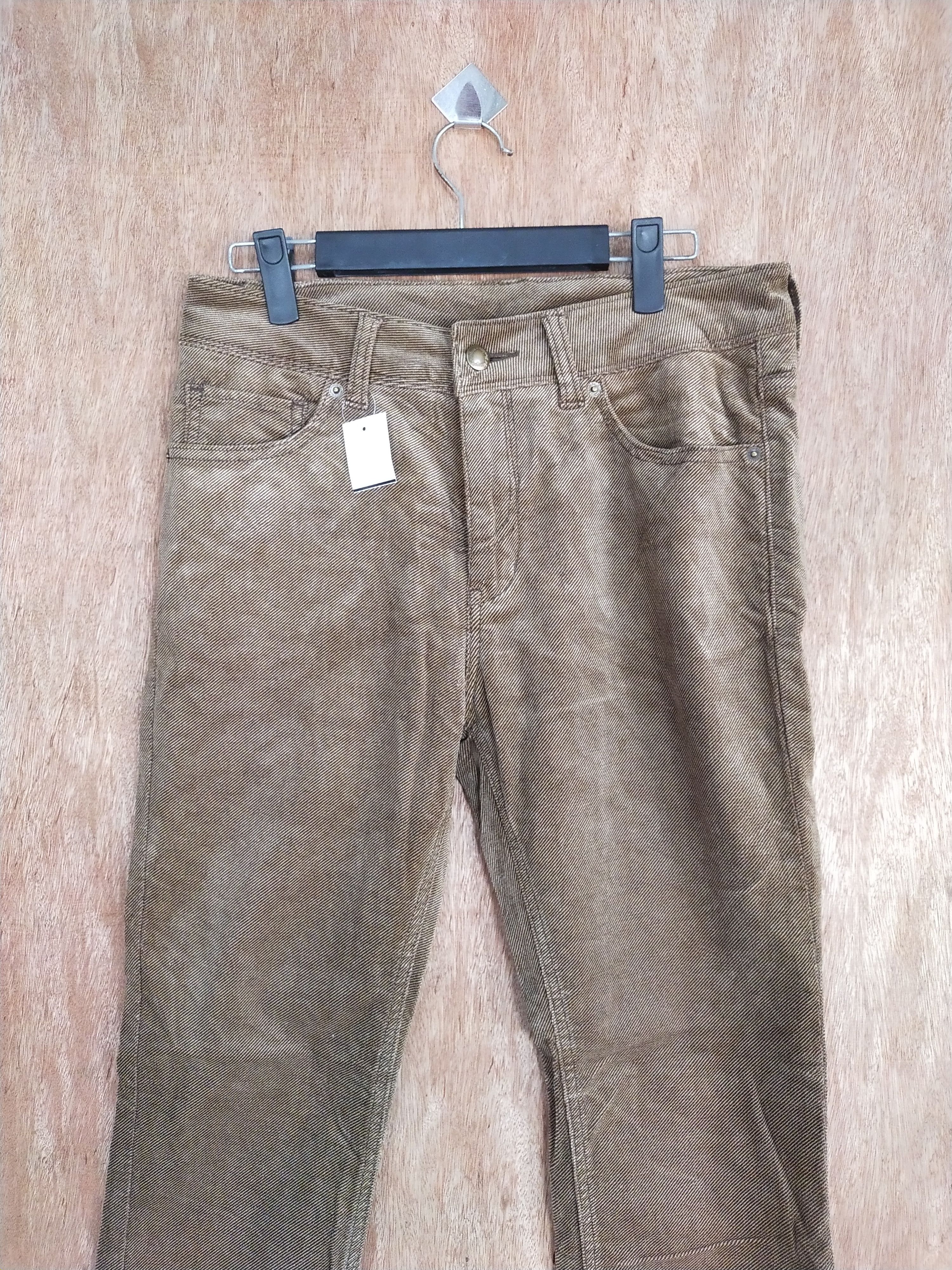 Japanese Brand Brown skinny japan art embroidered denim #S082 Size US 30 / EU 46 - 2 Thumbnail