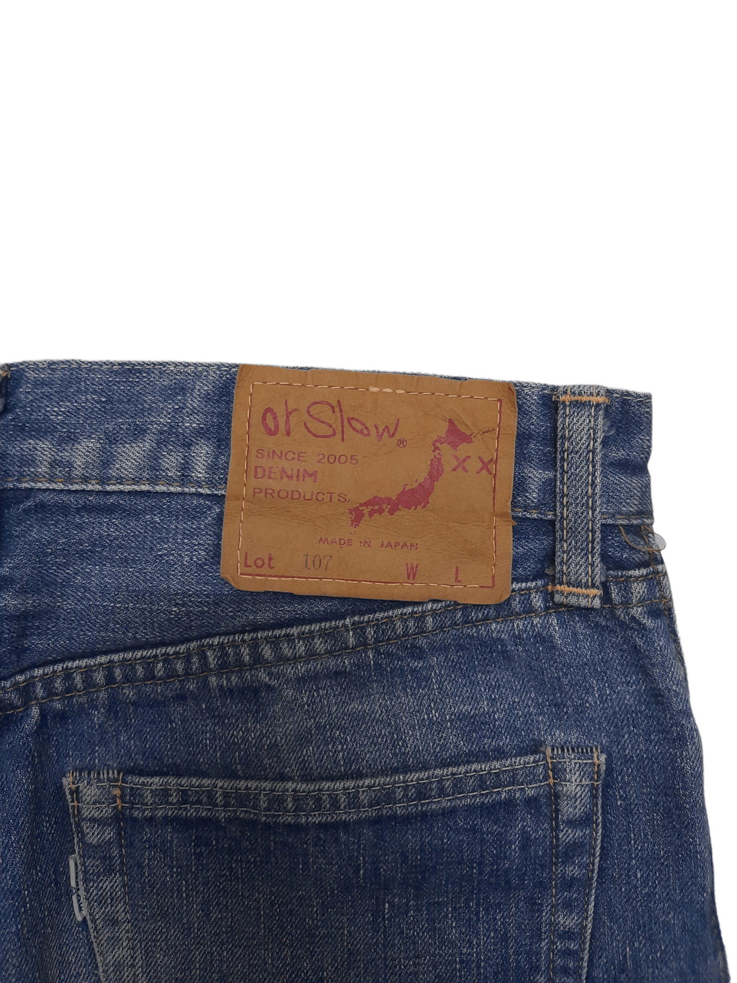 Orslow Orslow 107 Selvedge Japan 2 year Wash (E168) Size US 28 / EU 44 - 4 Thumbnail