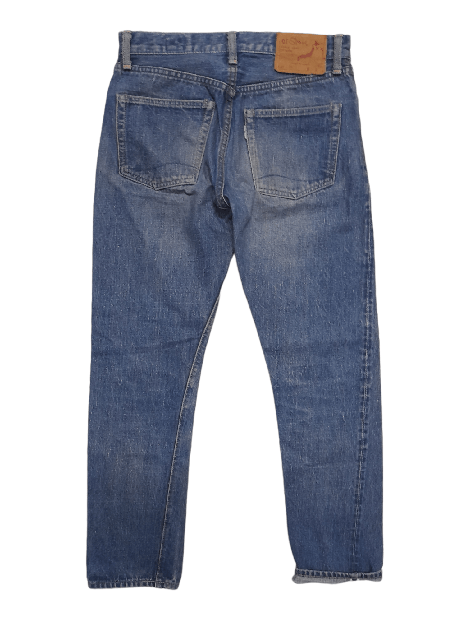 image of Orslow 107 Selvedge Japan 2 Year Wash (E168) in Blue, Men's (Size 28)