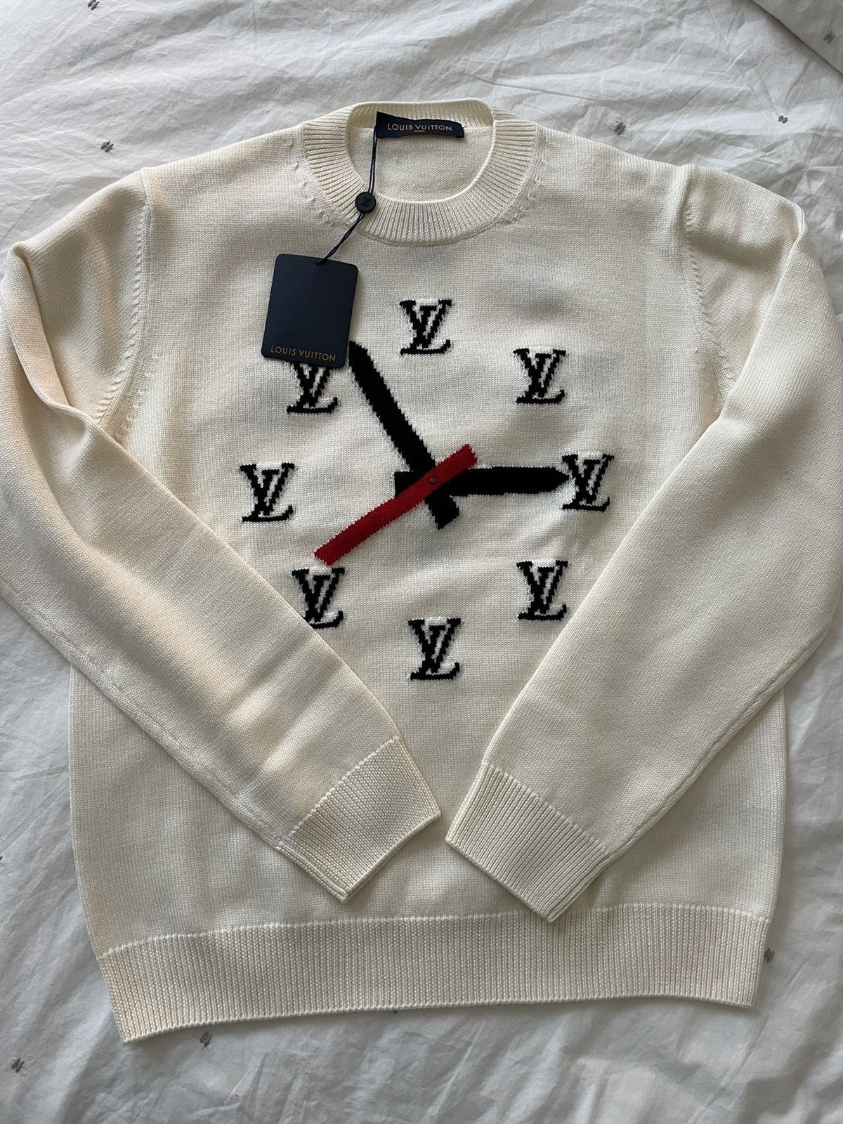 Louis Vuitton L Virgil X Louis Vuitton 2021 Lv Clock Intarsia