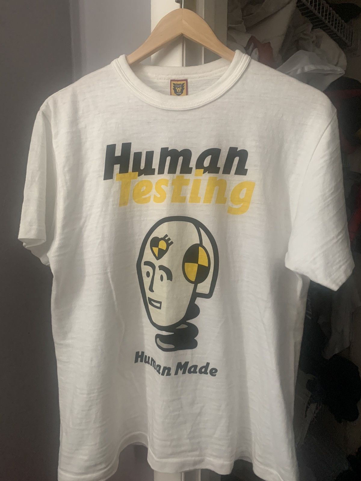 Human Made Human Made ASAP Rocky Human Testing T shirt White Size M Size US M / EU 48-50 / 2 - 1 Thumbnail