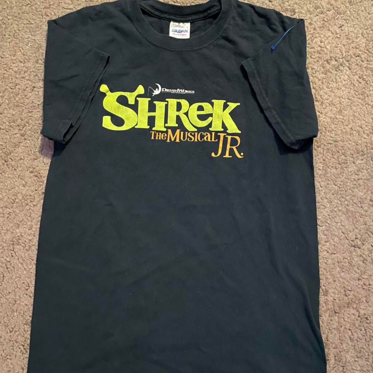 Vintage Shrek Jr Musical T-Shirt Y2K Movie Tee Kidcore Dreamworks Size US S / EU 44-46 / 1 - 2 Thumbnail