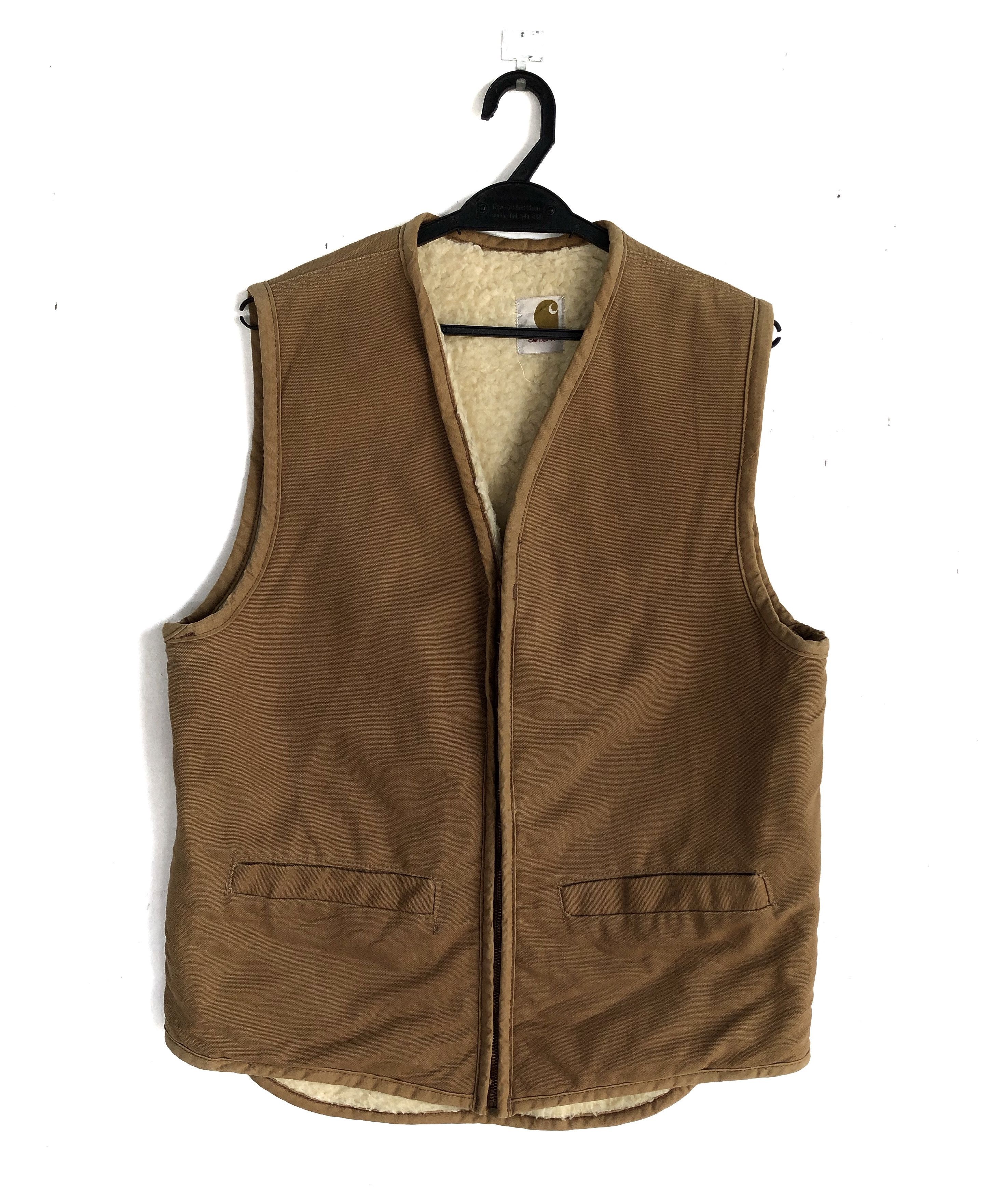 Carhartt × Vintage Vintage 80s Carhartt Work Vest Sherpa