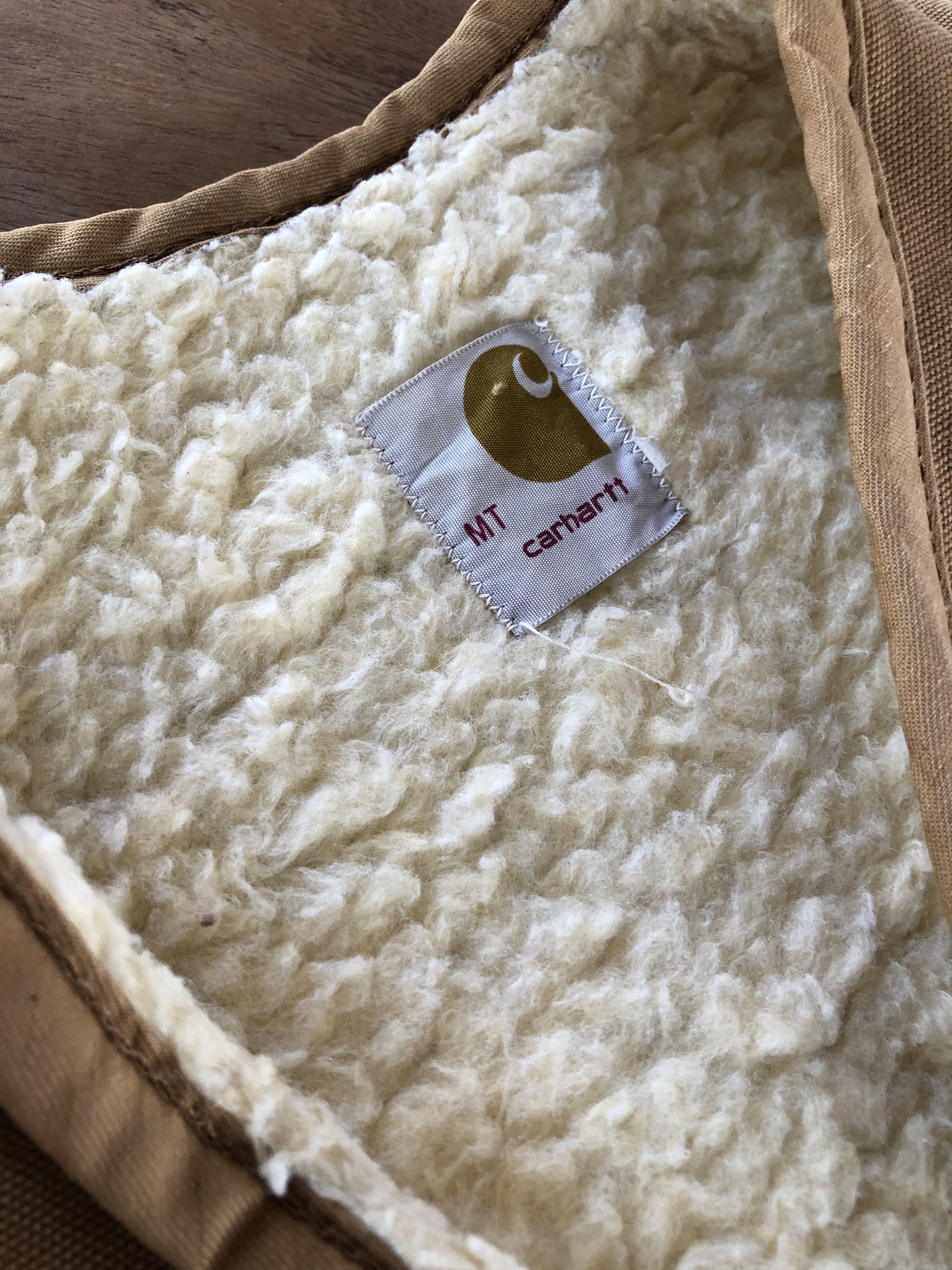Carhartt × Vintage VINTAGE 80’S CARHARTT GILET HUNTING SHERPA LINED WORK VEST Size US M / EU 48-50 / 2 - 7 Thumbnail