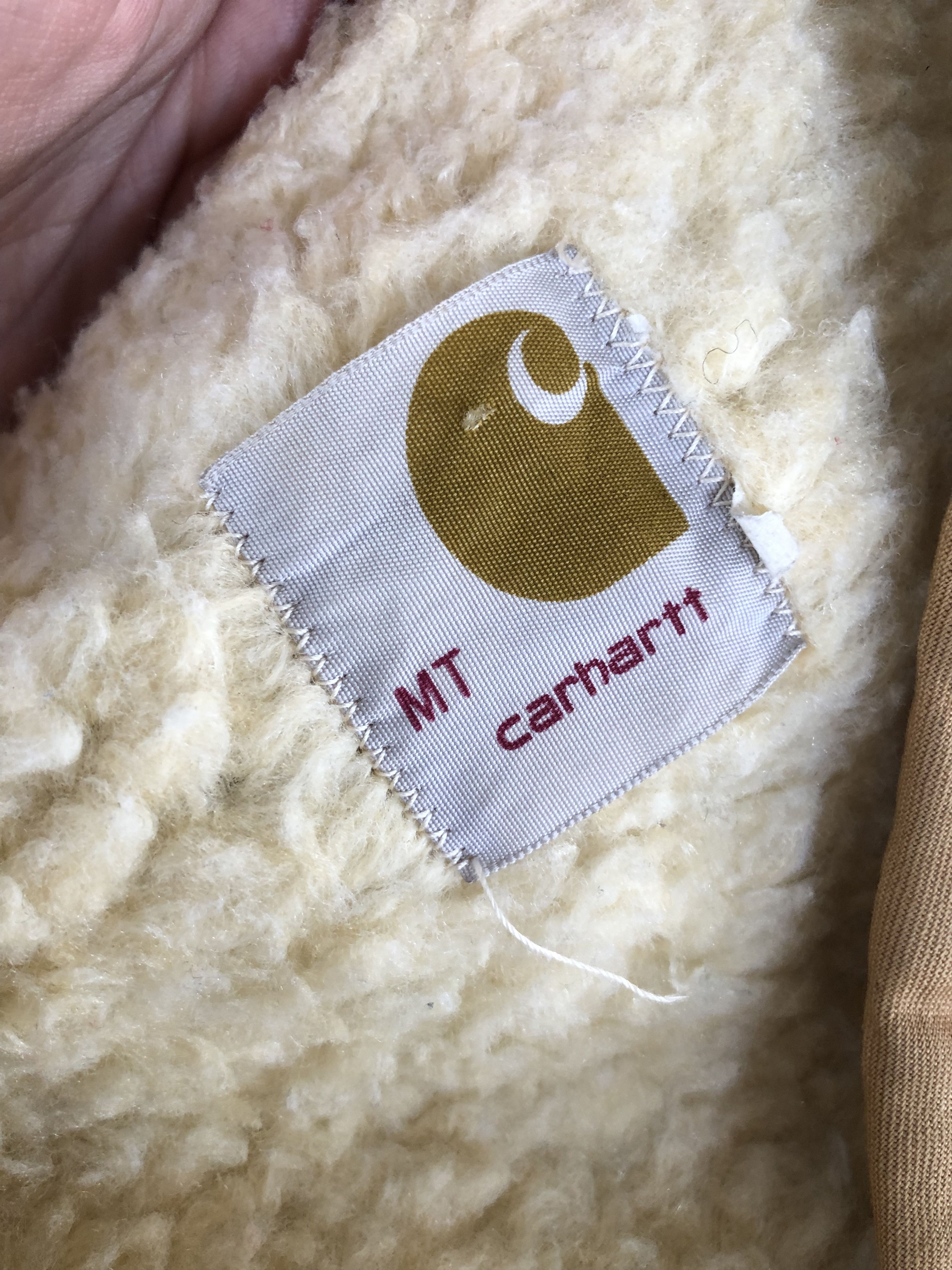 Carhartt × Vintage VINTAGE 80’S CARHARTT GILET HUNTING SHERPA LINED WORK VEST Size US M / EU 48-50 / 2 - 8 Thumbnail
