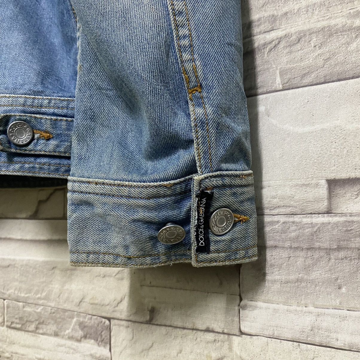 Dolce & Gabbana Vintage Dolce&Gabbana Denim Jacket Double Zipper Mudwash Size US L / EU 52-54 / 3 - 15 Thumbnail