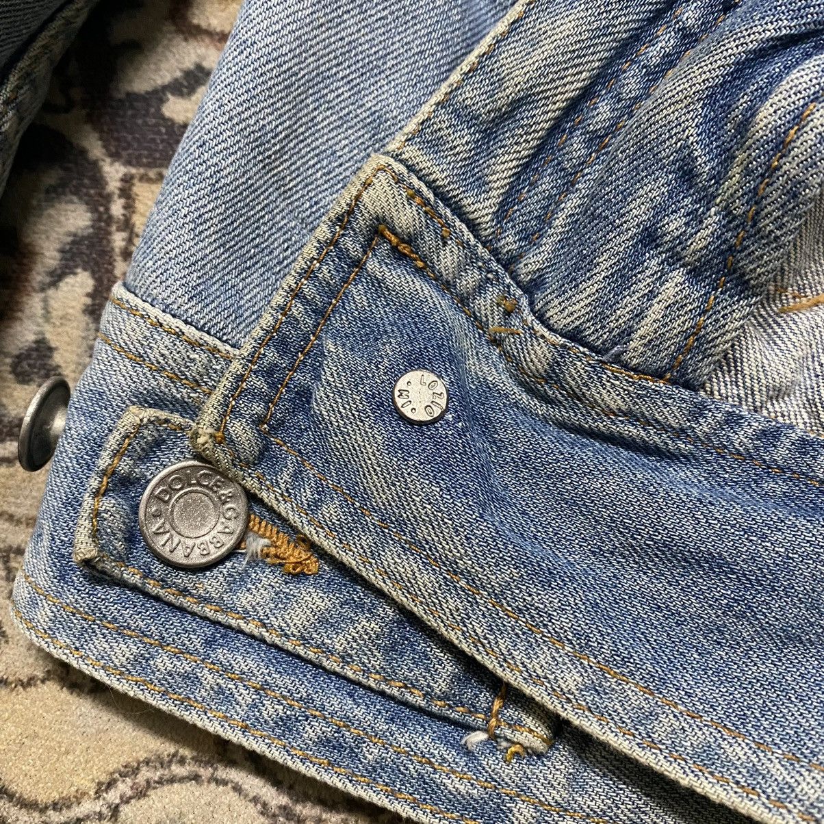 Dolce & Gabbana Vintage Dolce&Gabbana Denim Jacket Double Zipper Mudwash Size US L / EU 52-54 / 3 - 20 Thumbnail