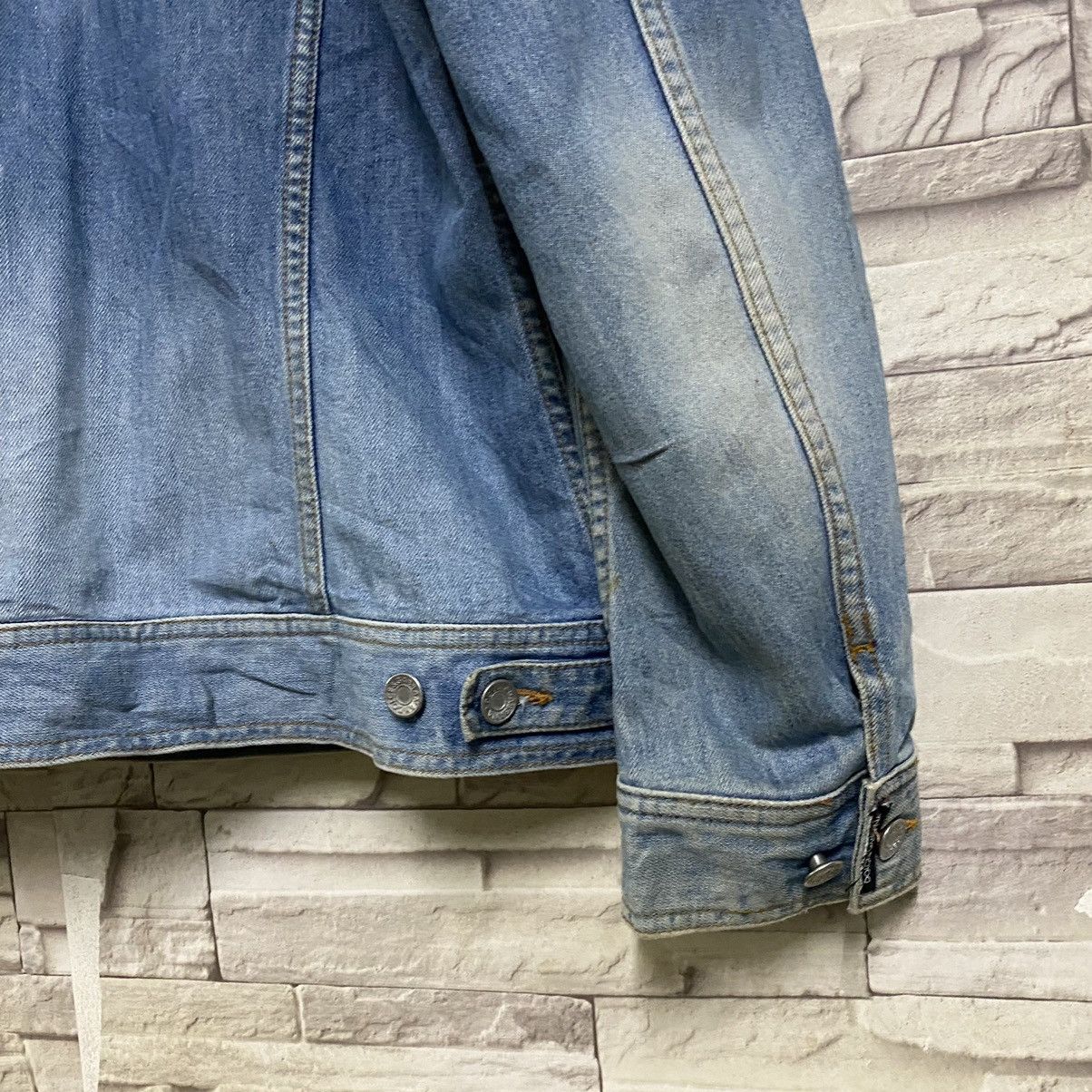 Dolce & Gabbana Vintage Dolce&Gabbana Denim Jacket Double Zipper Mudwash Size US L / EU 52-54 / 3 - 14 Thumbnail