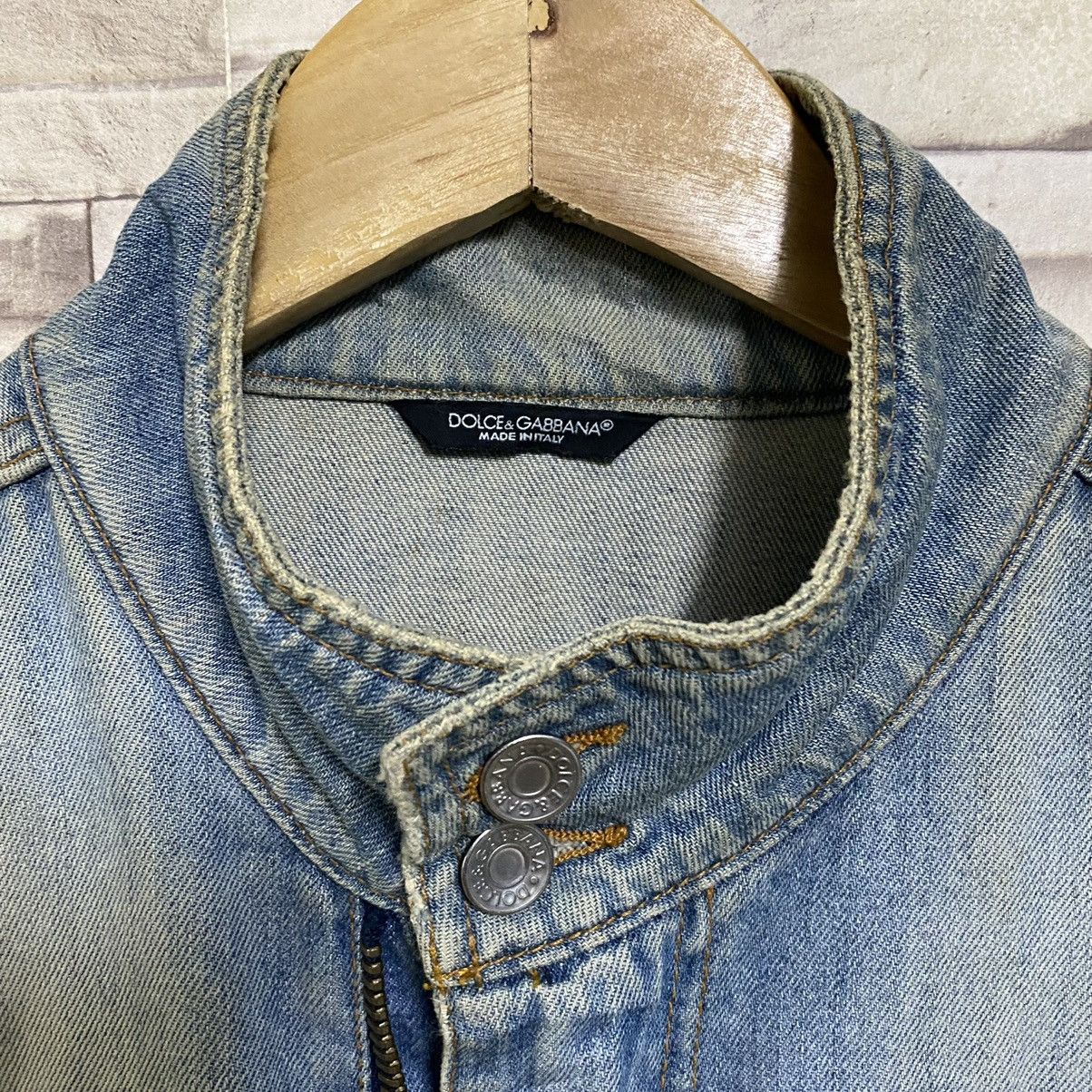Dolce & Gabbana Vintage Dolce&Gabbana Denim Jacket Double Zipper Mudwash Size US L / EU 52-54 / 3 - 16 Thumbnail