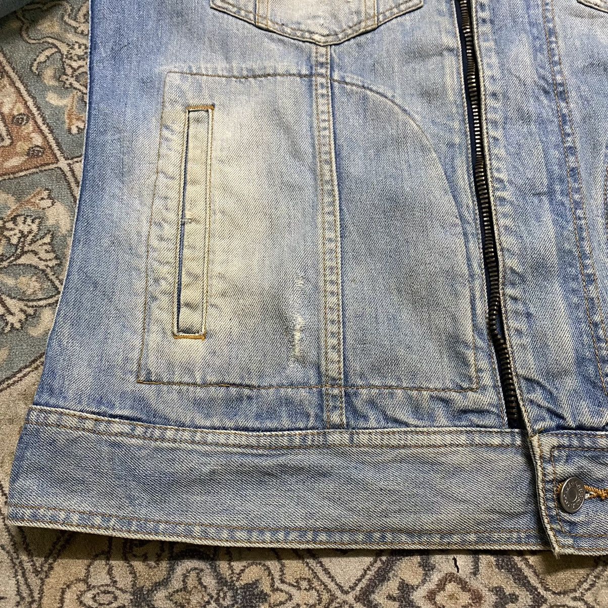 Dolce & Gabbana Vintage Dolce&Gabbana Denim Jacket Double Zipper Mudwash Size US L / EU 52-54 / 3 - 10 Thumbnail