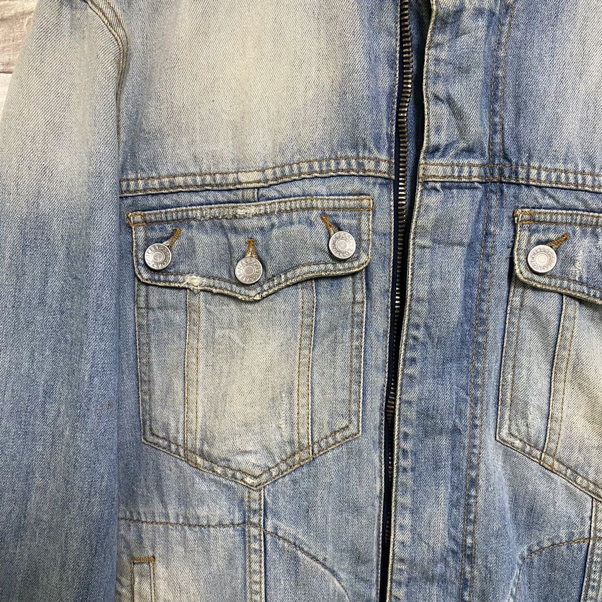 Dolce & Gabbana Vintage Dolce&Gabbana Denim Jacket Double Zipper Mudwash Size US L / EU 52-54 / 3 - 9 Thumbnail